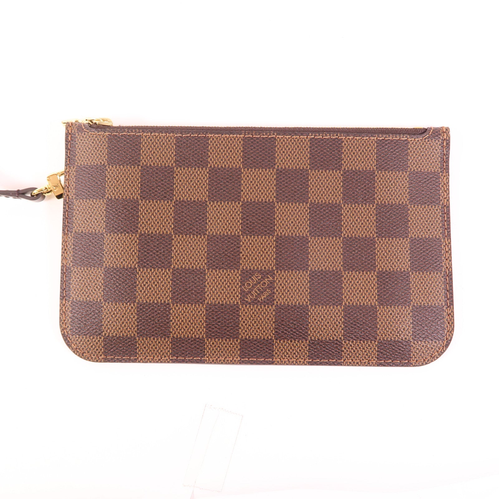 LOUIS VUITTON Damier Neverfull PM金扣肩背袋