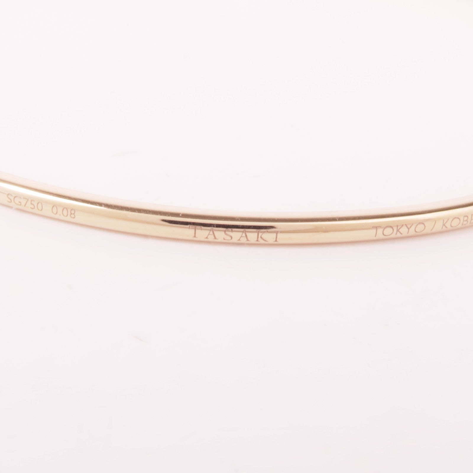 TASAKI 18K玫瑰金kugel Bracelet珍珠/鑽石手鐲