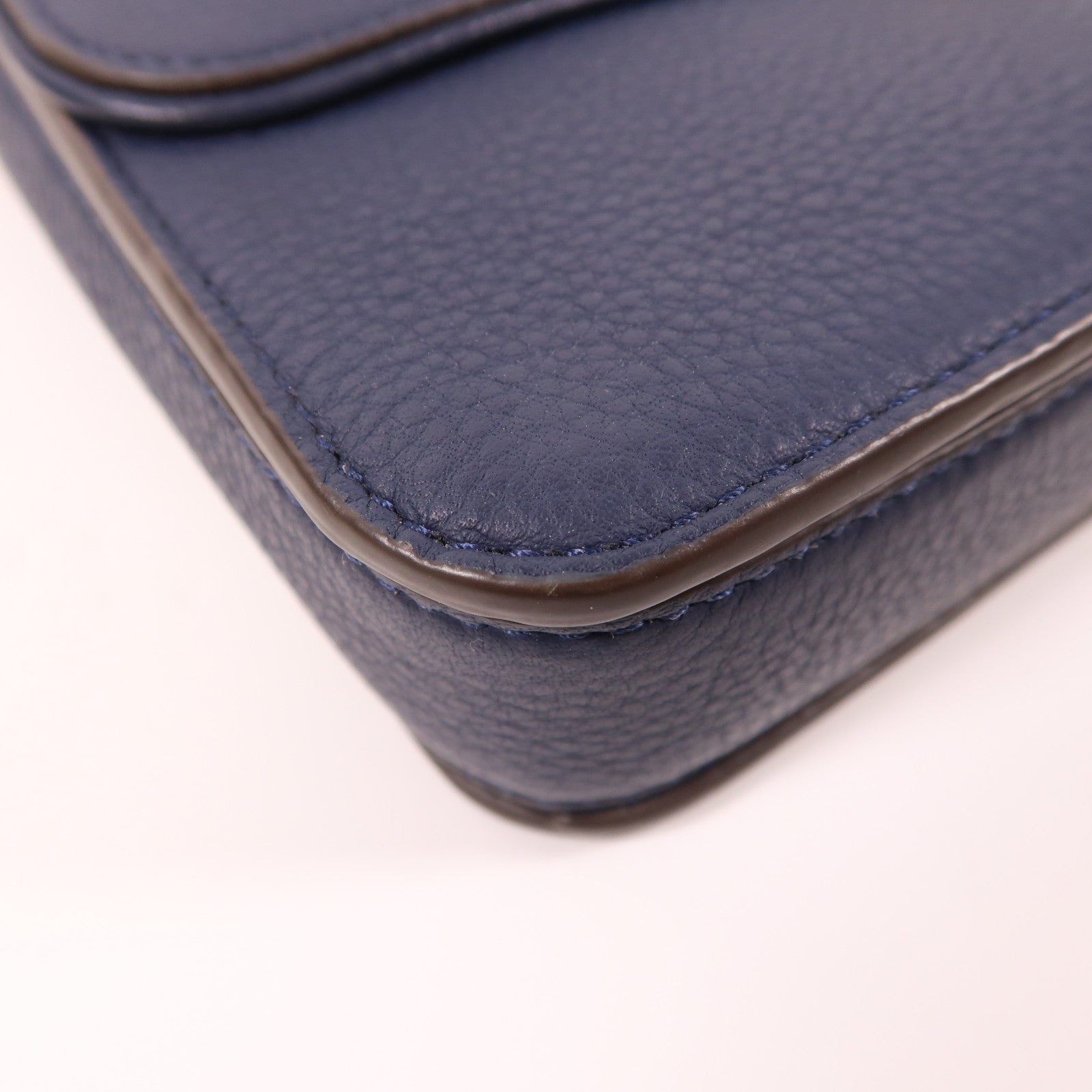 Tory Burch 牛皮皮革2 Way Bag金扣鏈帶手挽肩背兩用袋