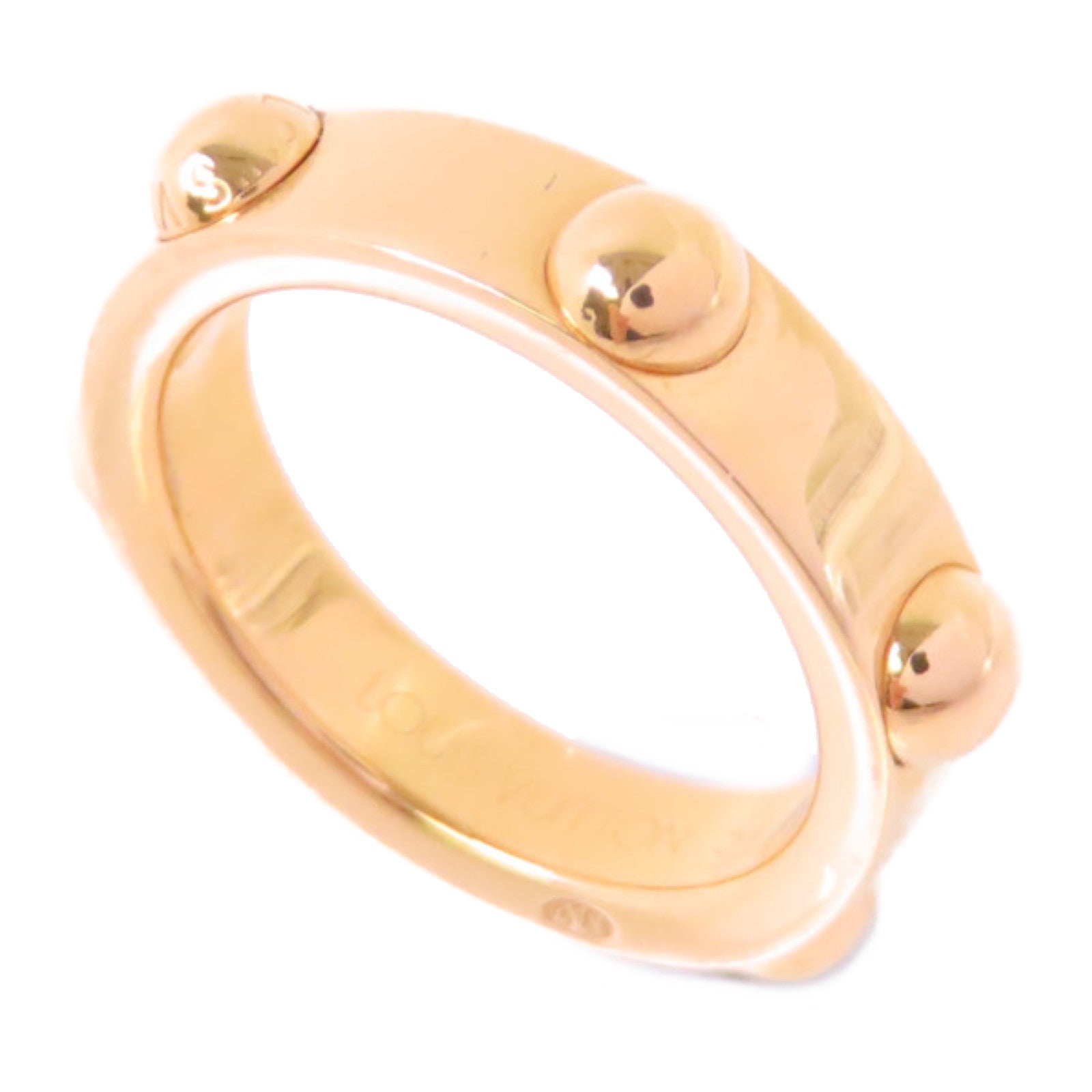 LOUIS VUITTON 18K玫瑰金Empreinte Ring戒指US#6.75/#54