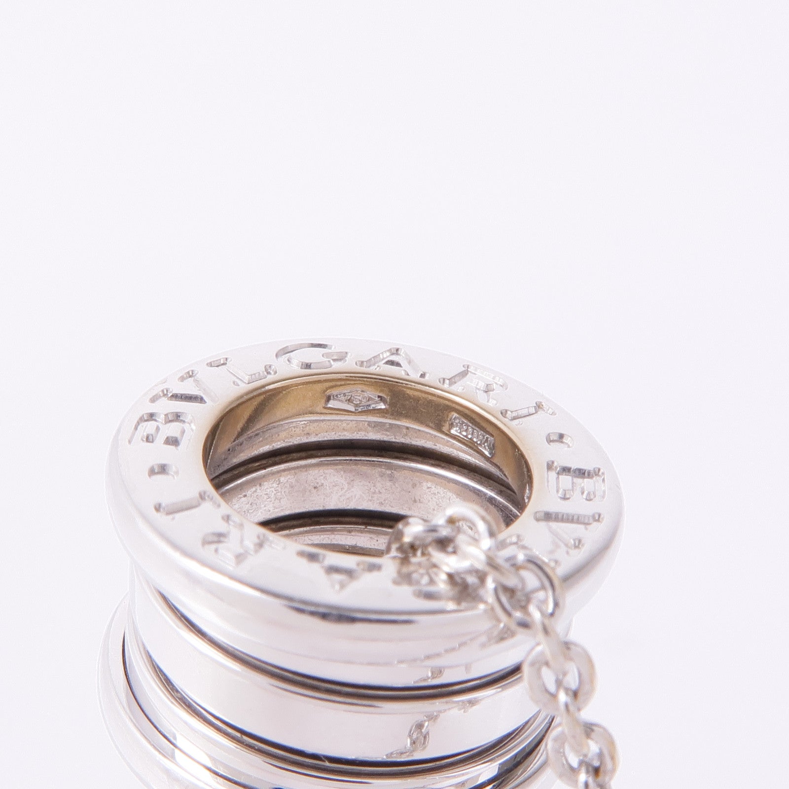 BVLGARI 18K白金B-Zero1項鍊