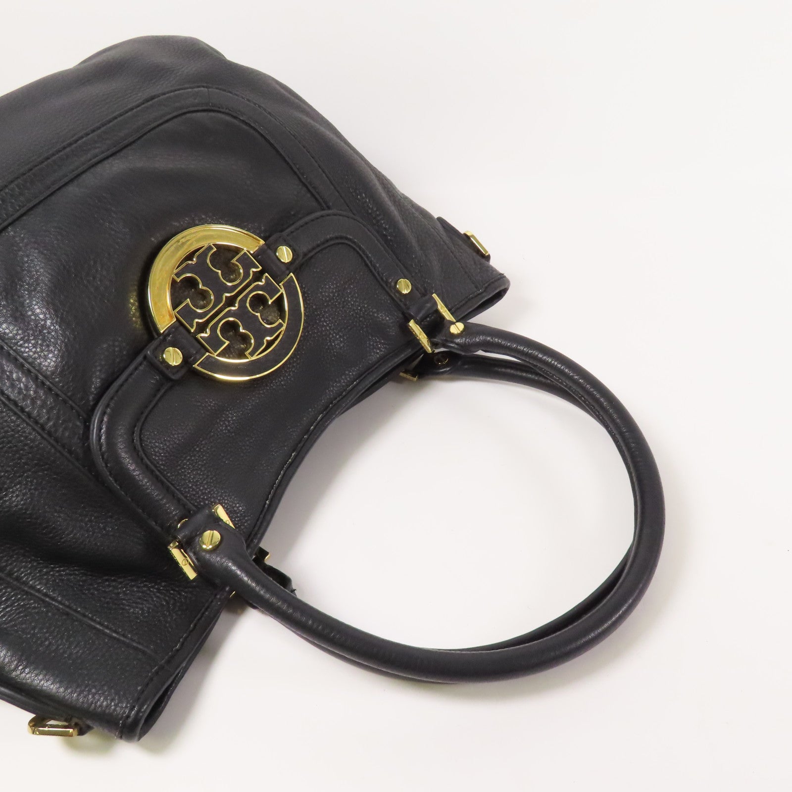 Tory Burch 牛皮皮革Shoulder Bag金扣肩背袋