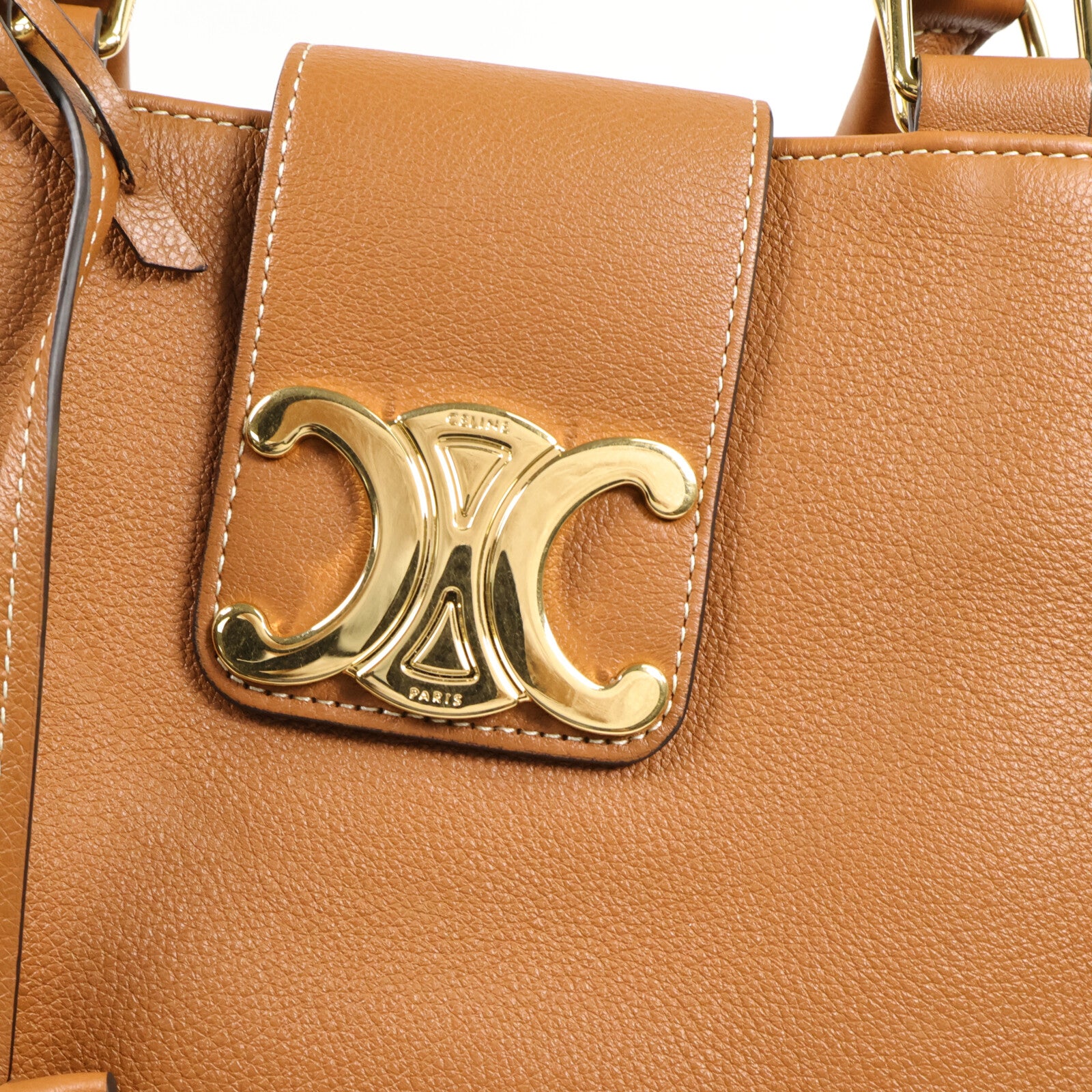 CELINE 牛皮皮革Appoline Bag Medium手挽肩背兩用袋
