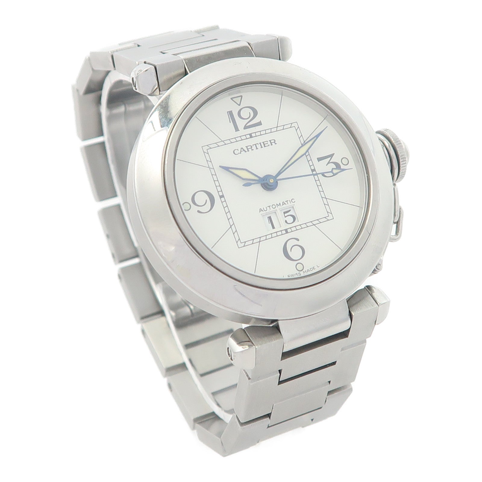 CARTIER Pasha C Big Date W31055M7