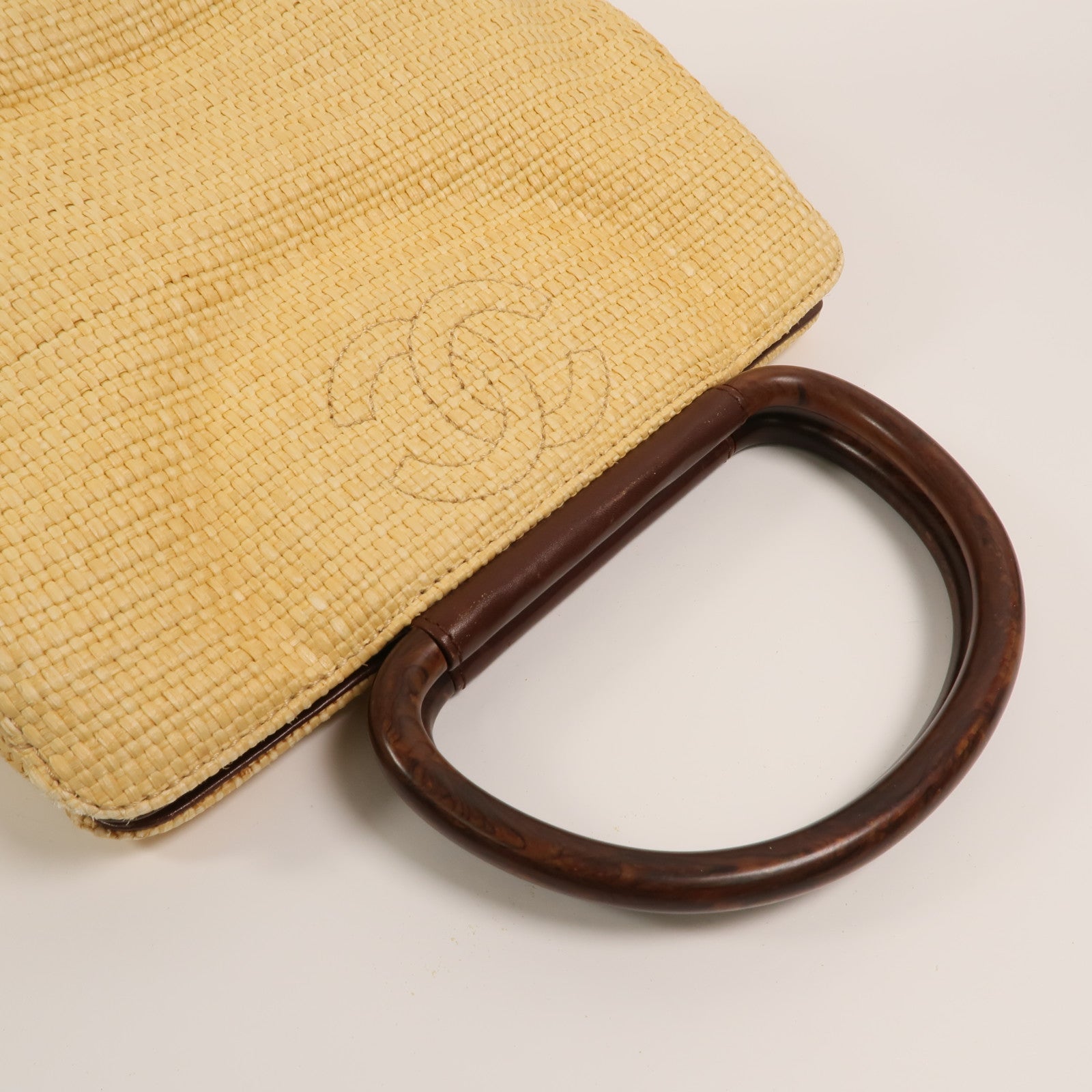 CHANEL Raffia Hand Bag手挽袋