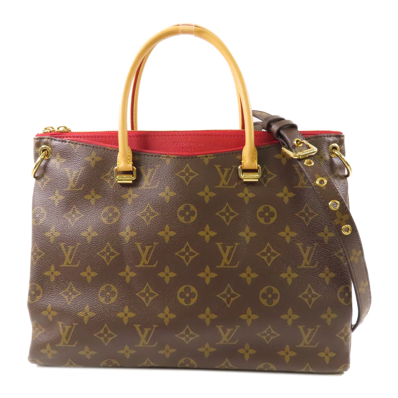 LOUIS VUITTON Monogram Pallas MM手挽肩背兩用袋