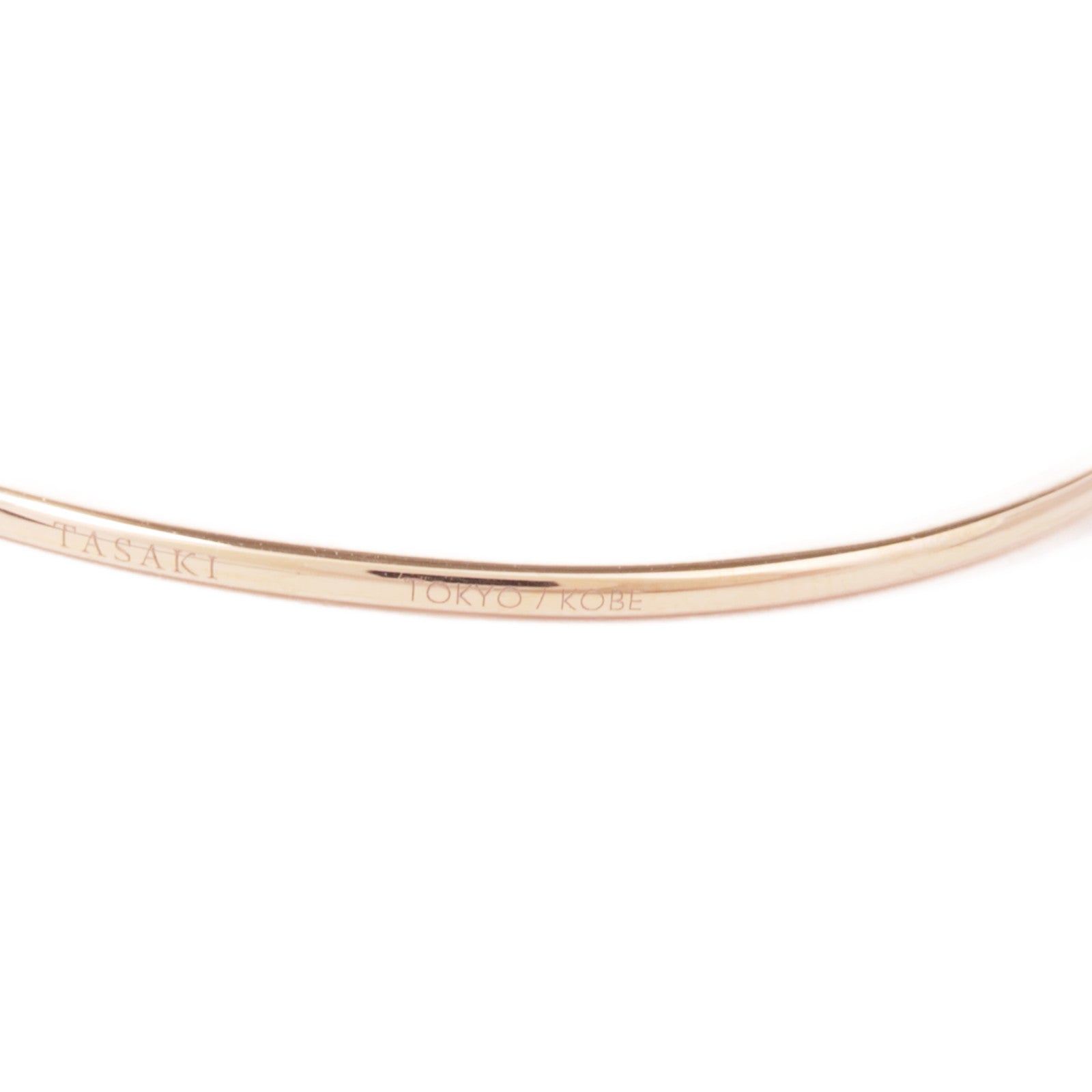 TASAKI 18K玫瑰金kugel Bracelet珍珠/鑽石手鐲