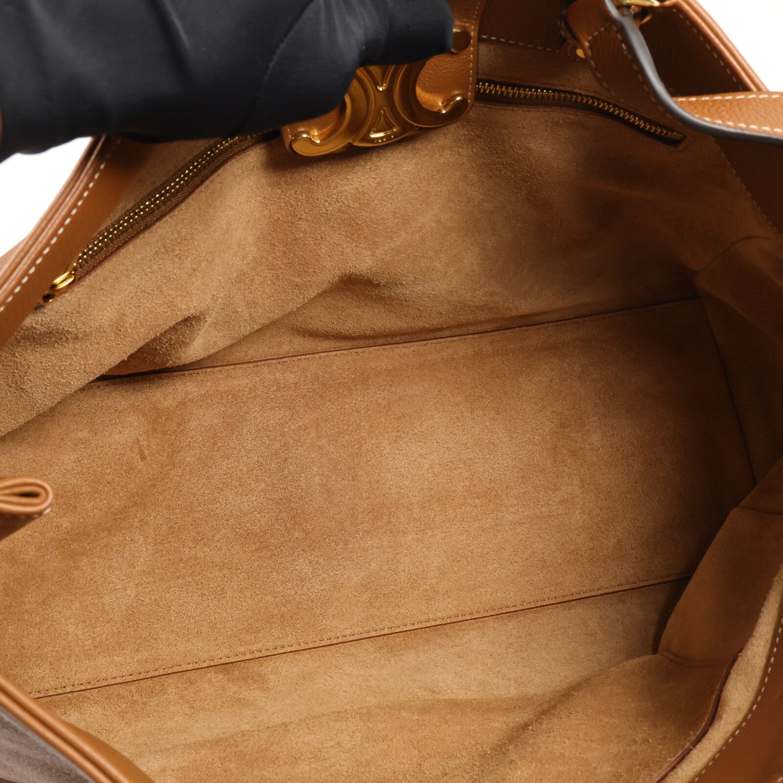 CELINE 牛皮皮革Appoline Bag Medium手挽肩背兩用袋