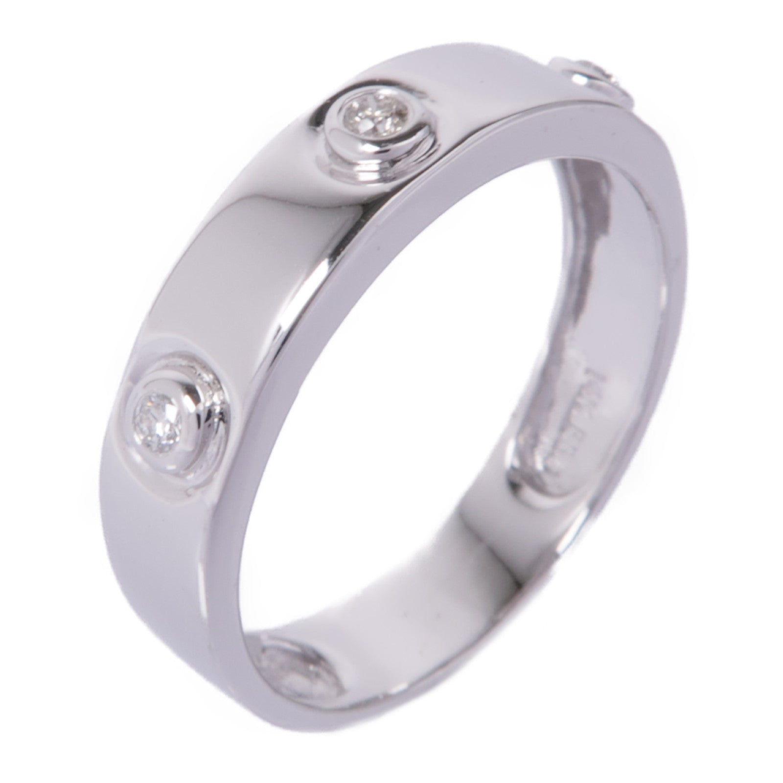 JEWELRY 【激減優惠】14K白金Diamond Ring鑽石戒指US#7.75