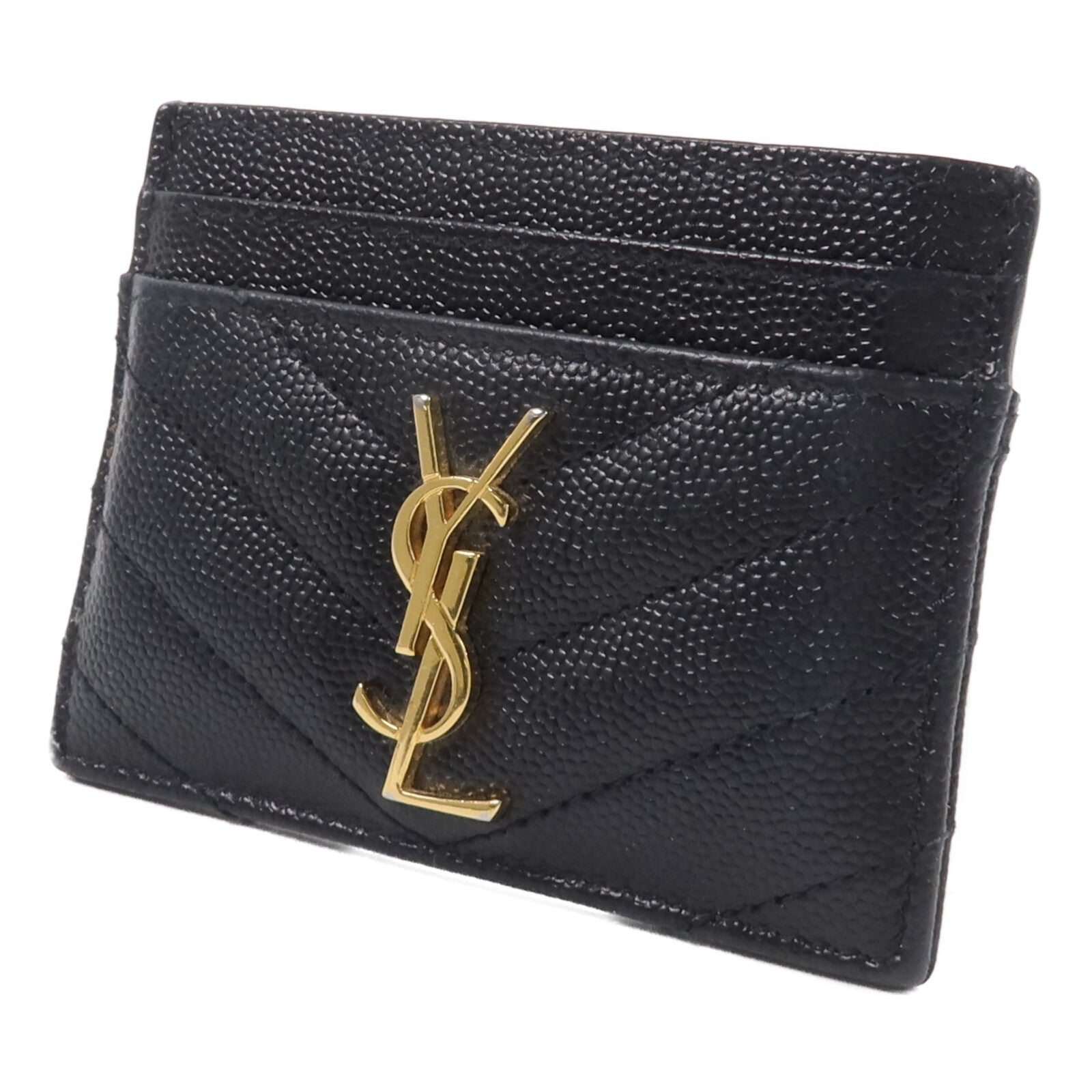 YVES SAINT LAURENT 牛皮皮革Card Case卡片套
