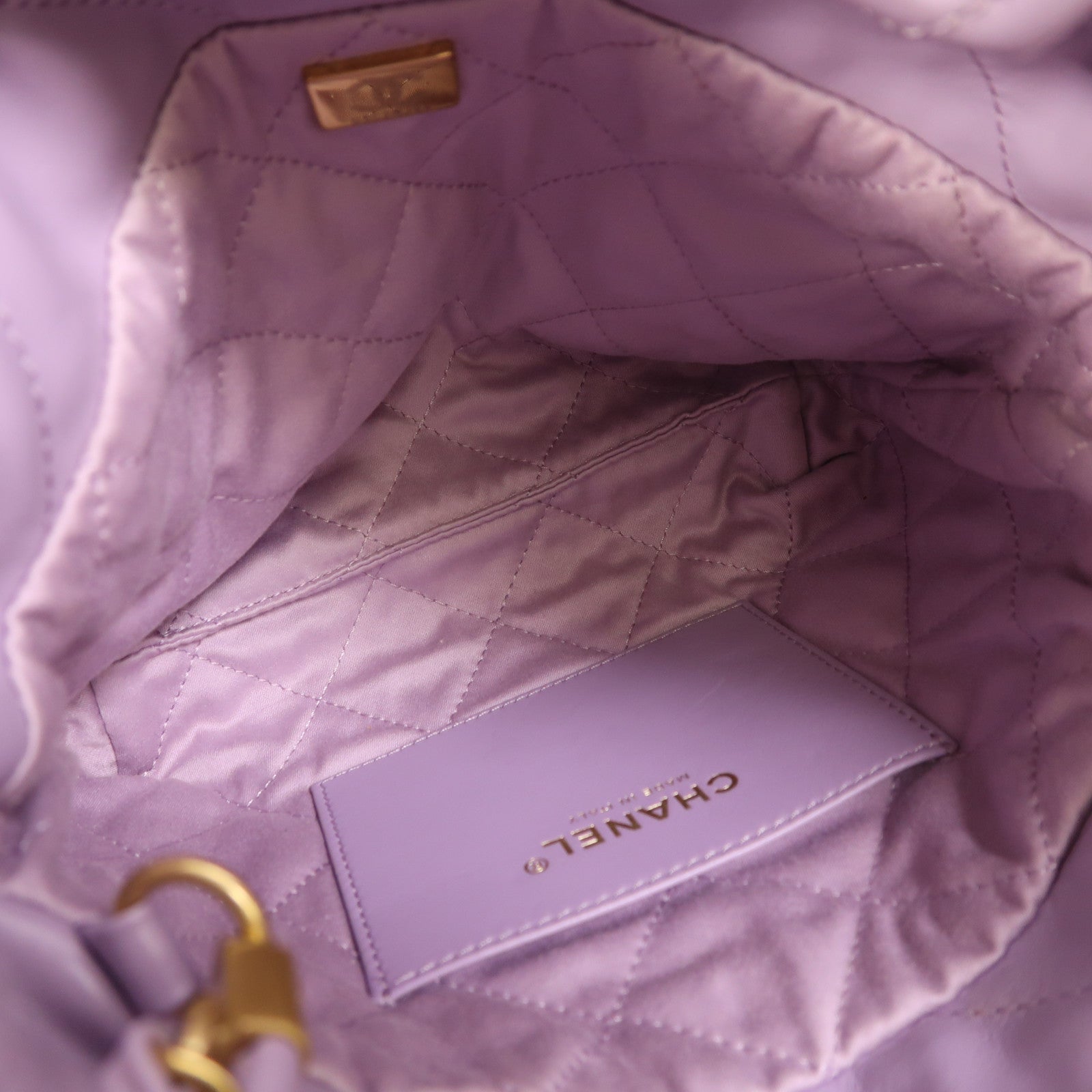 CHANEL 【激減優惠】牛皮皮革Chanel 22 Mini金扣手挽肩背兩用袋