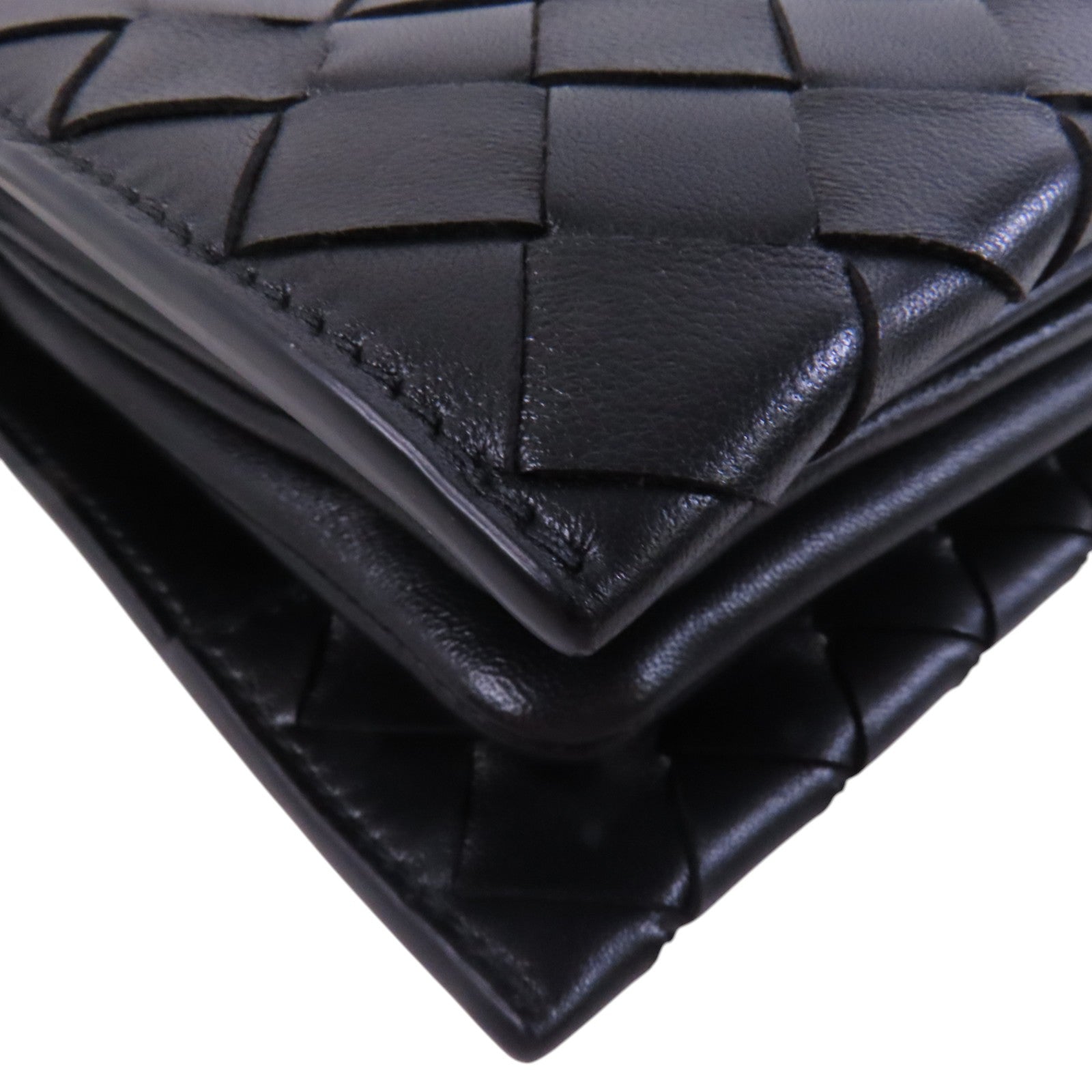 BOTTEGA VENETA 織紋皮革Shoulder Bag金扣肩背袋