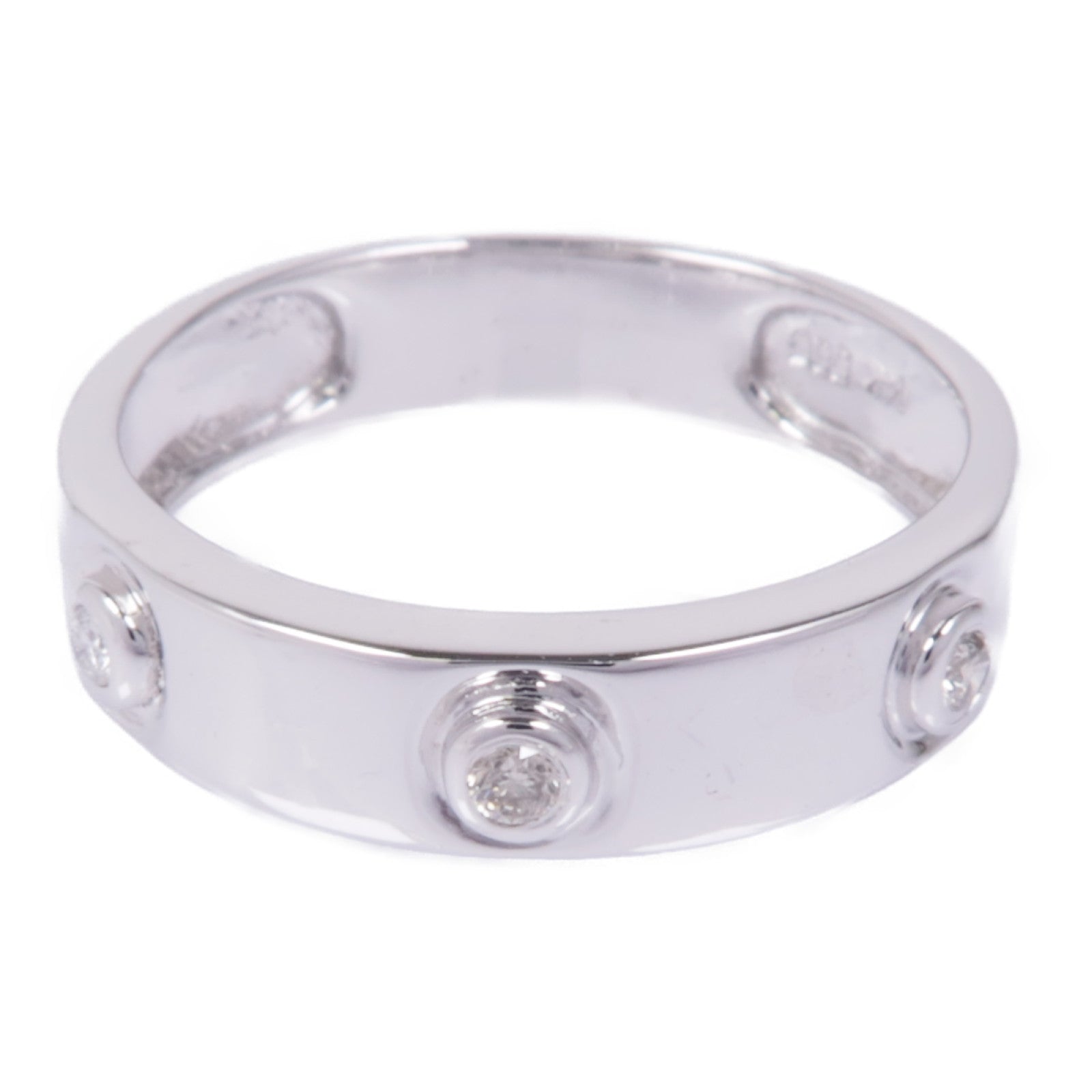 JEWELRY 【激減優惠】14K白金Diamond Ring鑽石戒指US#7.75
