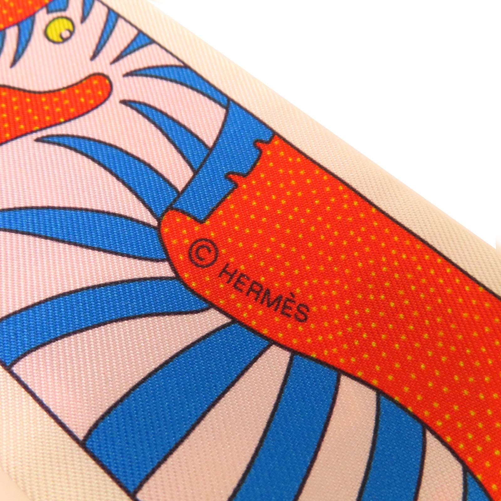 HERMES 【激減優惠】絲質Twilly絲巾綠色/粉紅色/黃色/彩色