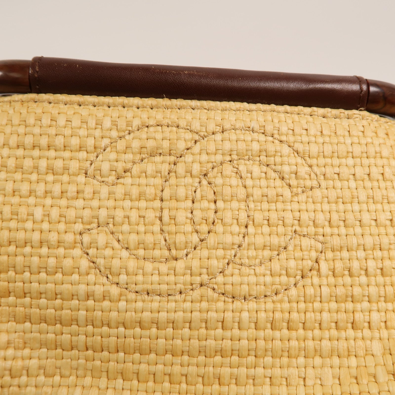 CHANEL Raffia Hand Bag手挽袋