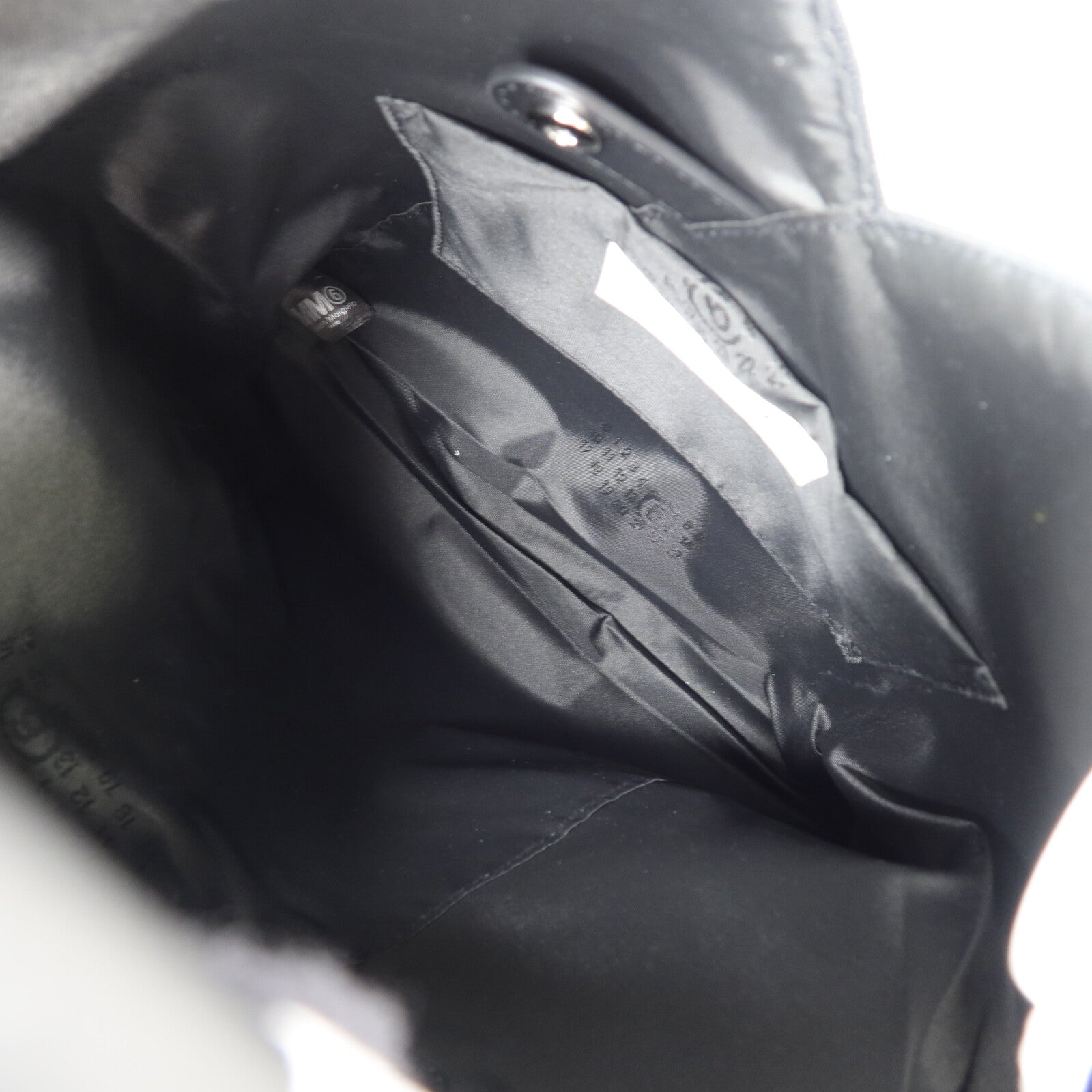 MM6 聚酯纖維/牛皮皮革Classic Japanese Bag S肩背袋