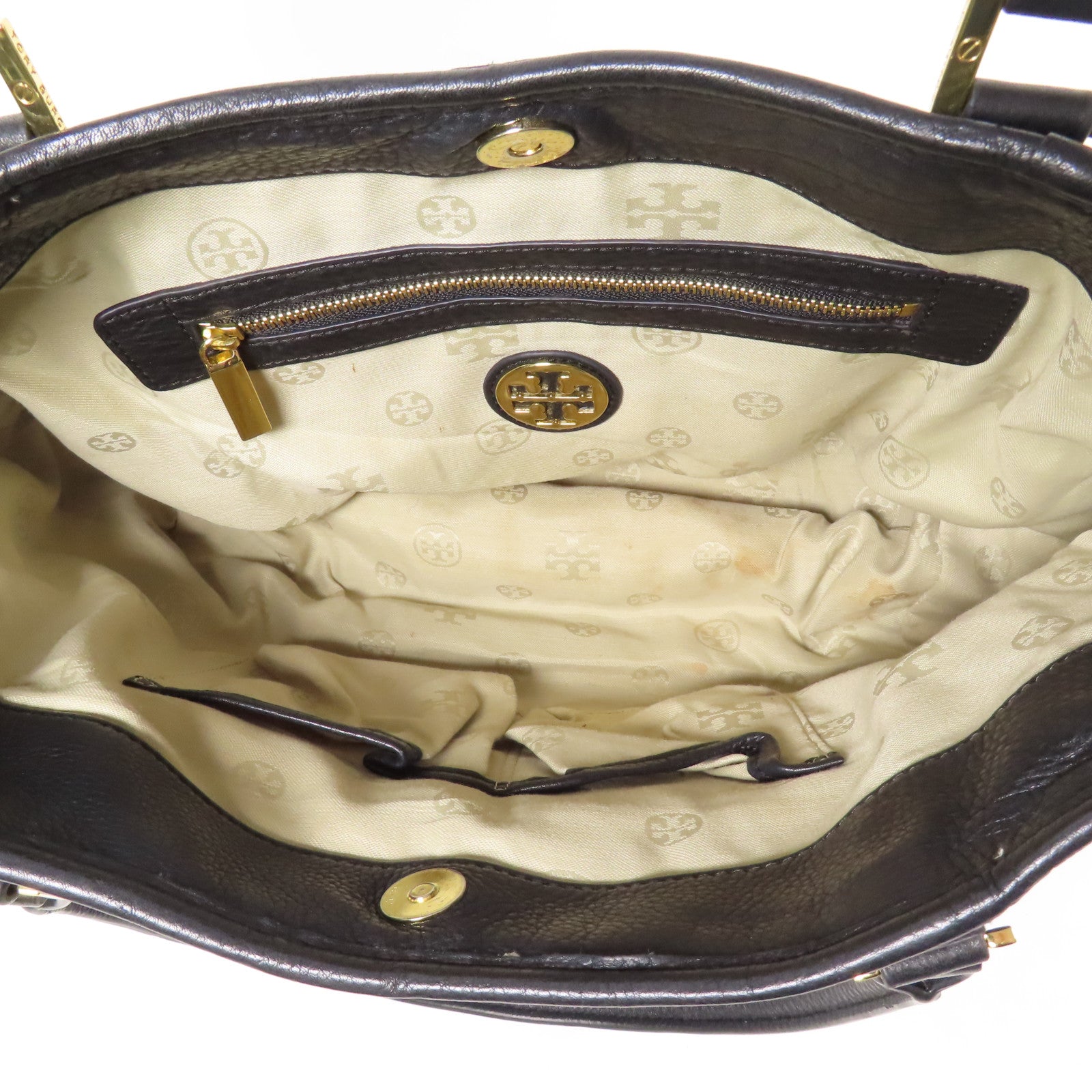 Tory Burch 牛皮皮革Shoulder Bag金扣肩背袋