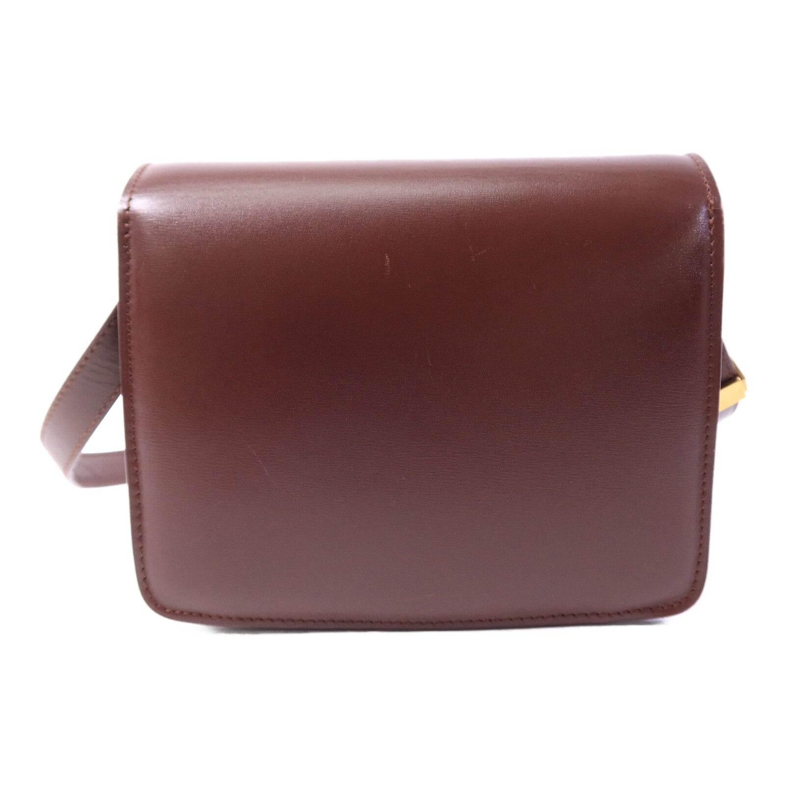 CELINE 牛皮皮革Mini Classic Box肩背袋