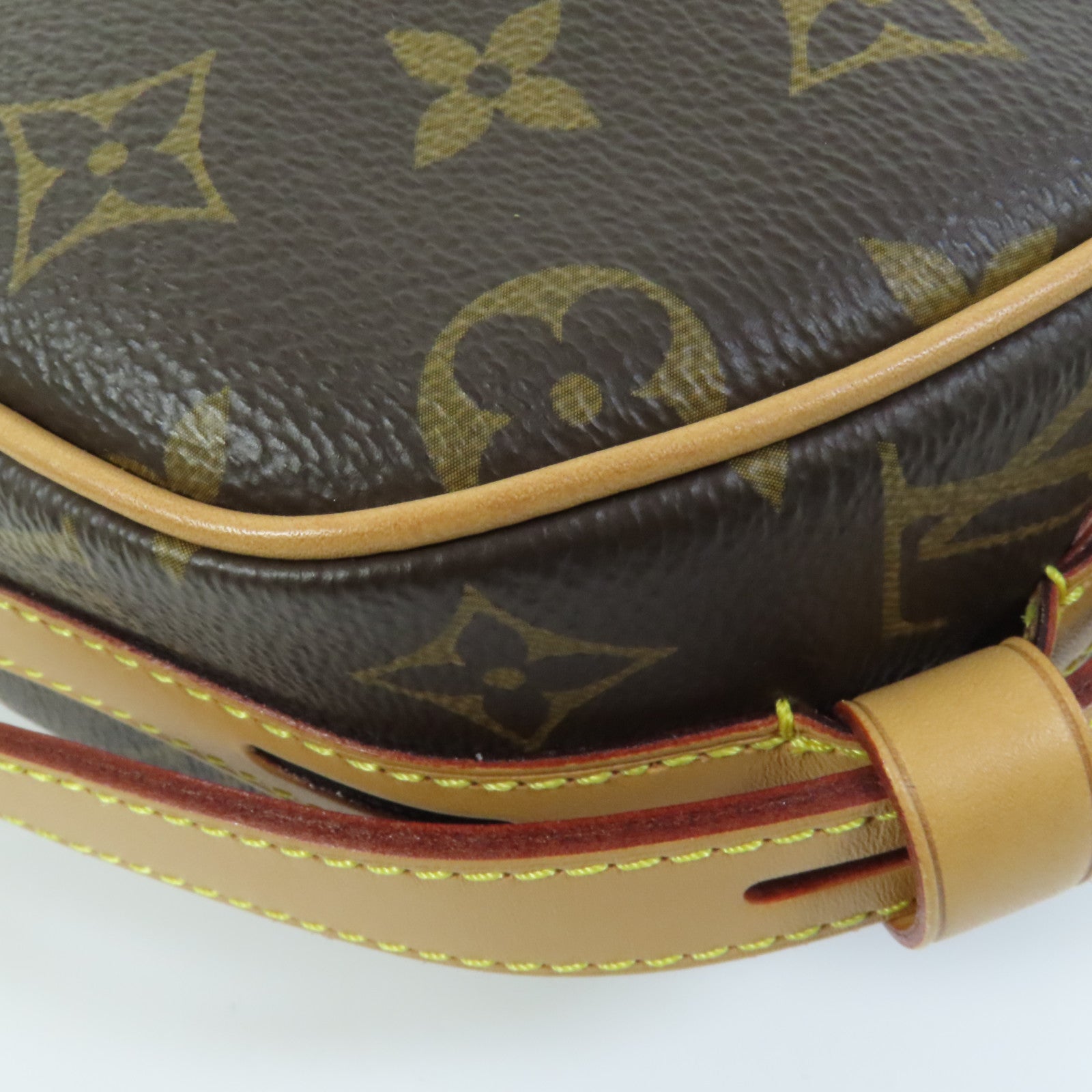 LOUIS VUITTON Monogram Boite Chapeau Souple金扣肩背袋棕色