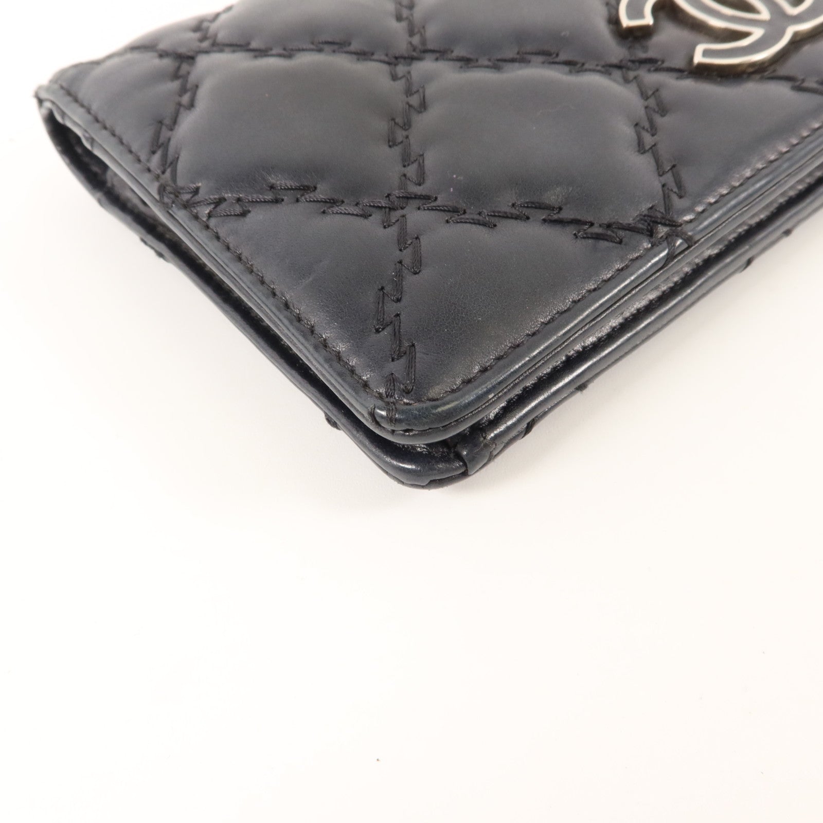 CHANEL 羊皮皮革Long Bifold Wallet長錢包