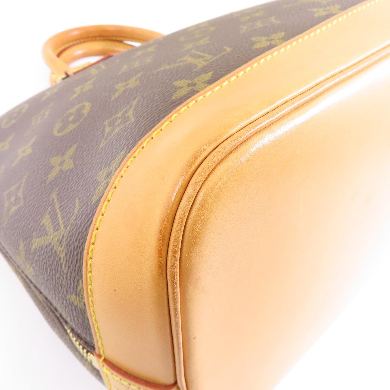 LOUIS VUITTON 【激減優惠】Monogram Alma PM金扣手挽袋啡色