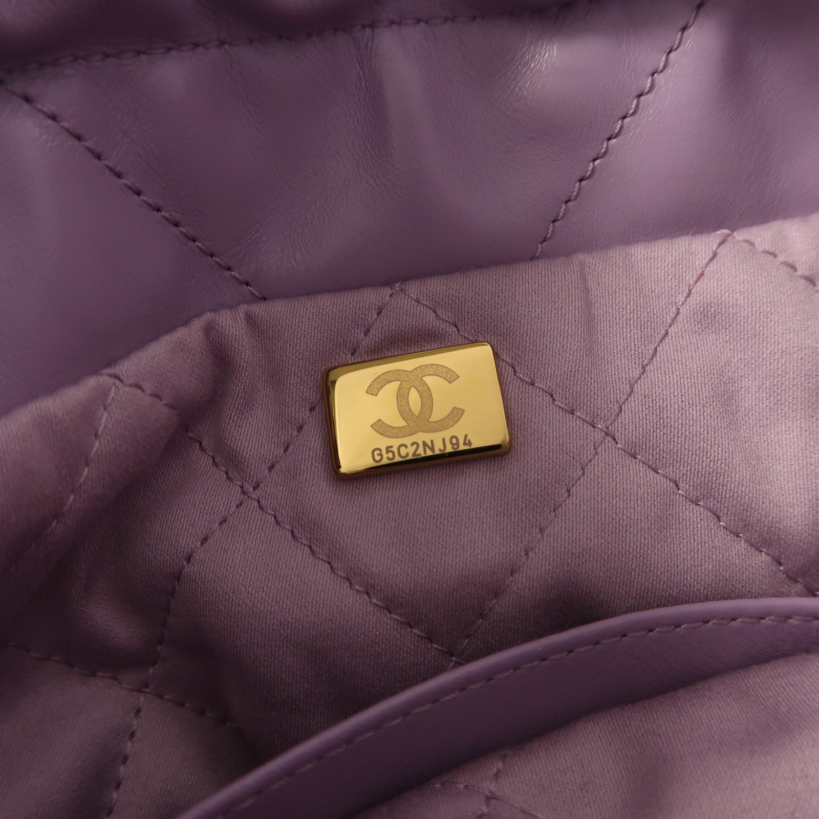 CHANEL 【激減優惠】牛皮皮革Chanel 22 Mini金扣手挽肩背兩用袋