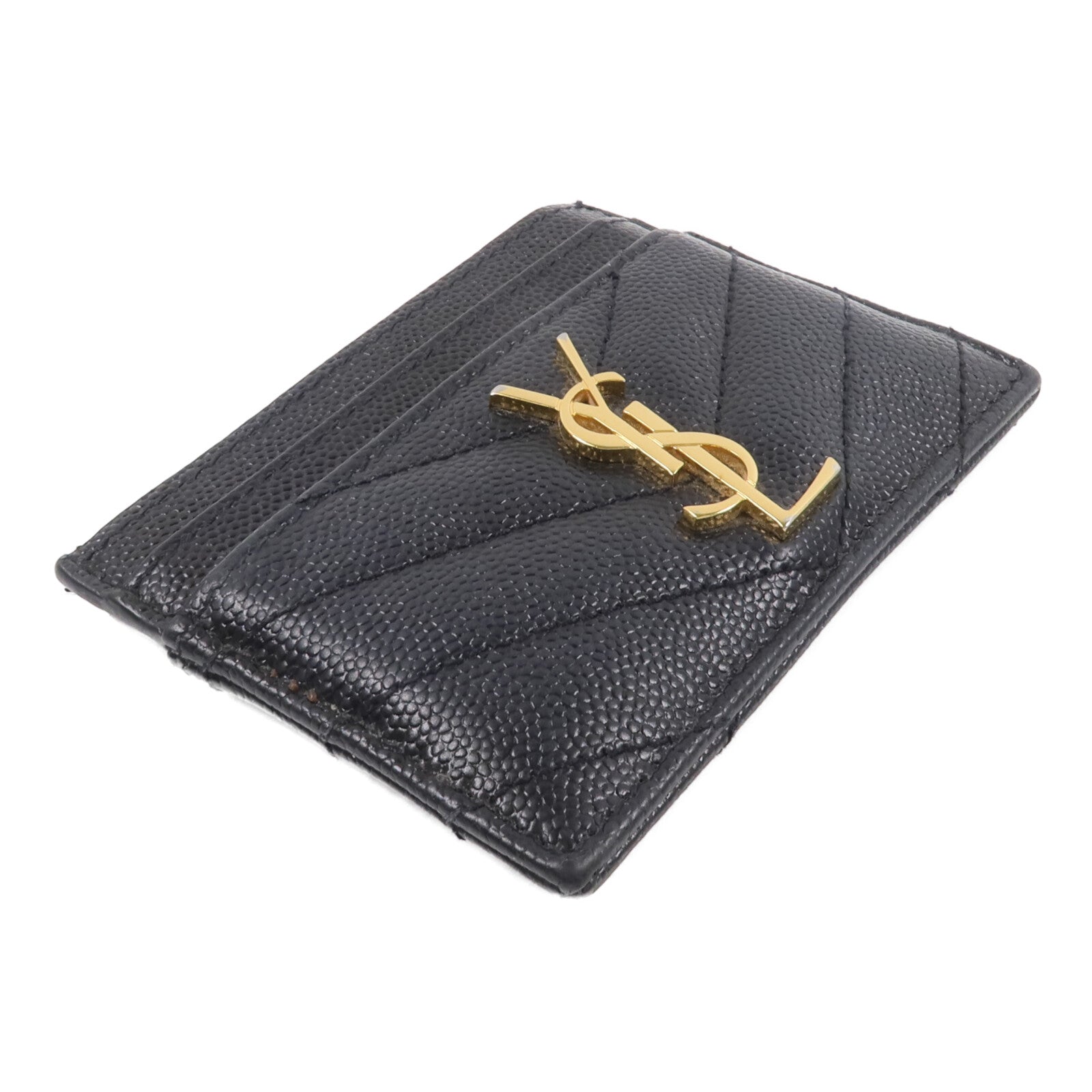 YVES SAINT LAURENT 牛皮皮革Card Case卡片套