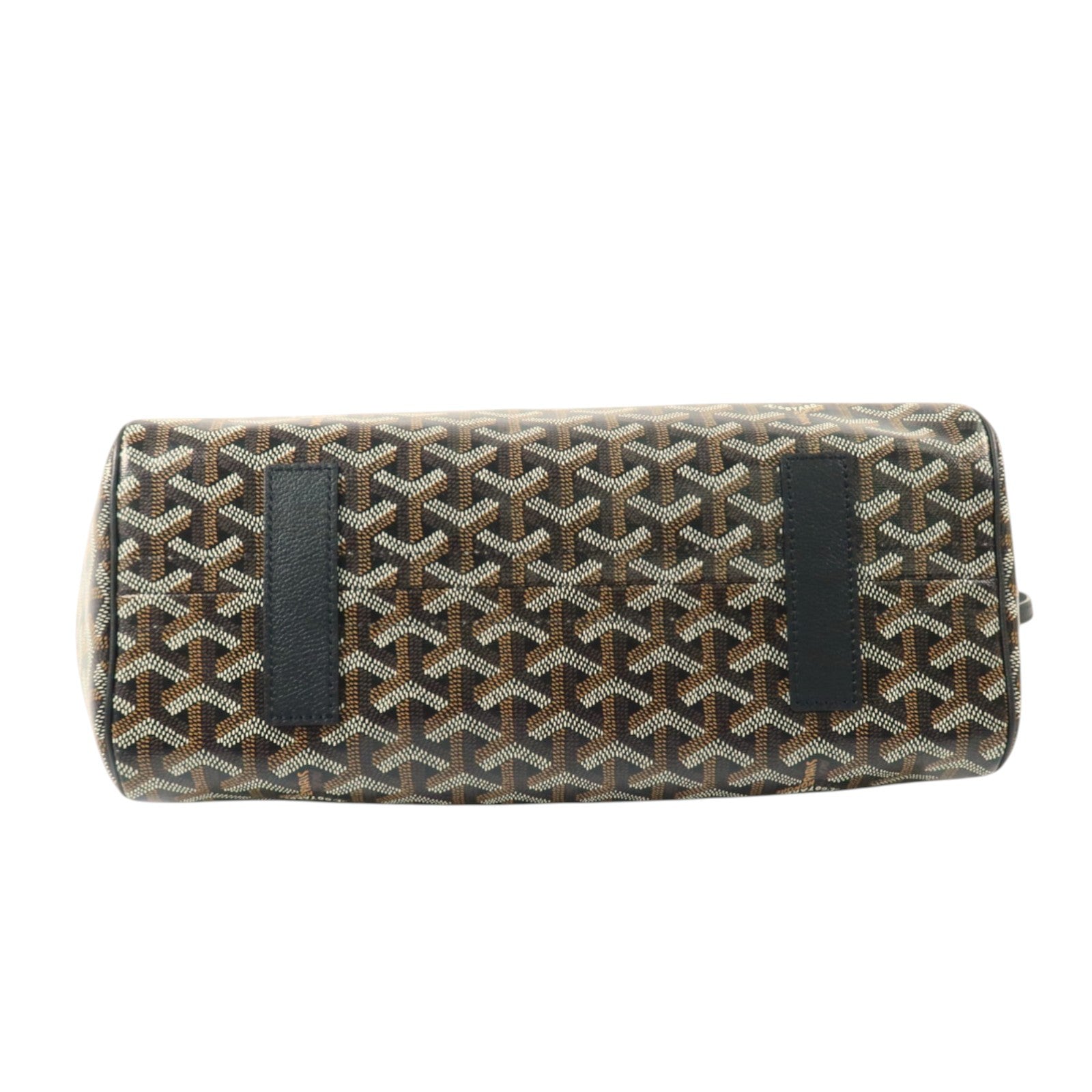 GOYARD 塗層帆布Sac Rouette Souple PM銀扣肩背袋