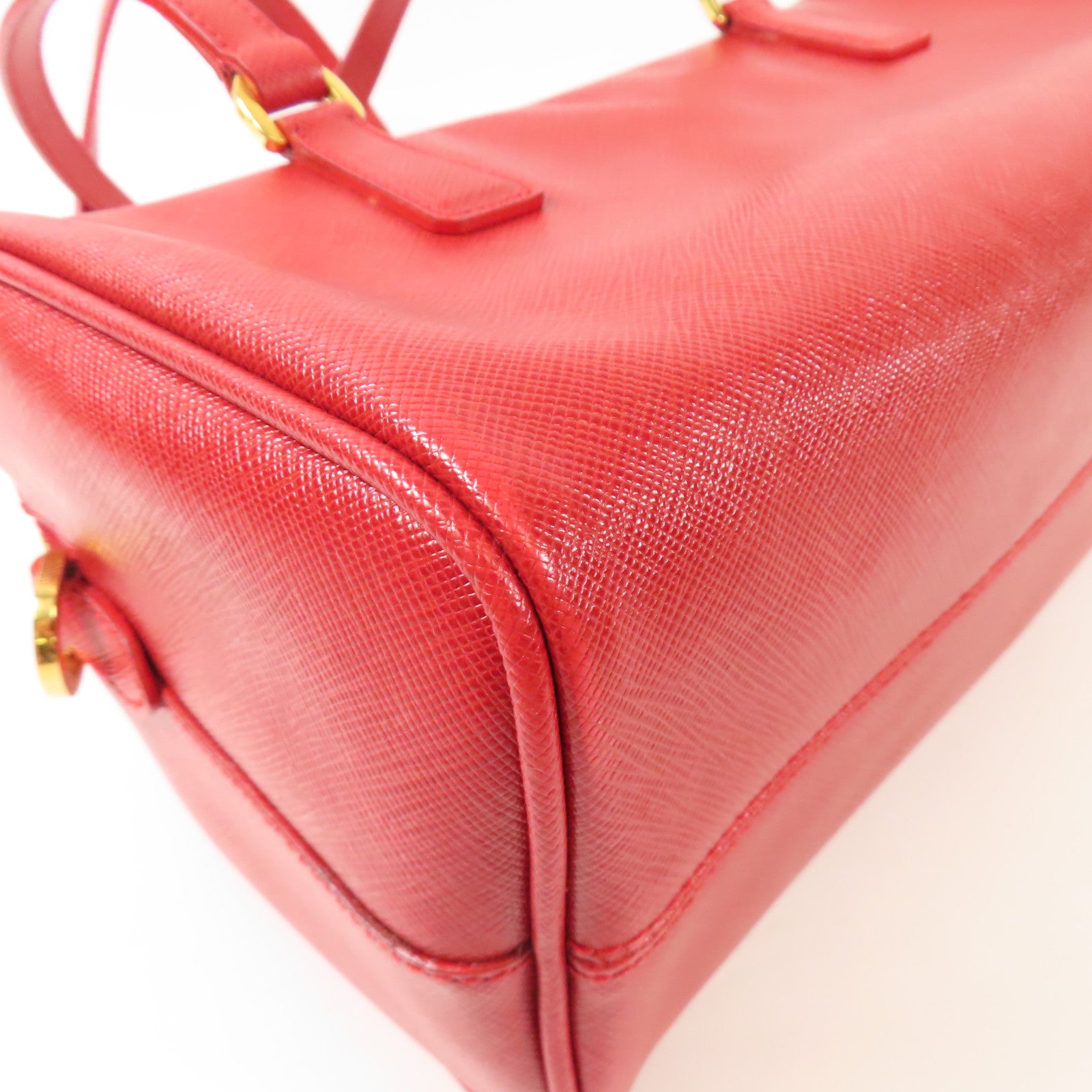 PRADA 牛皮皮革Shoulder Bag金扣肩背袋