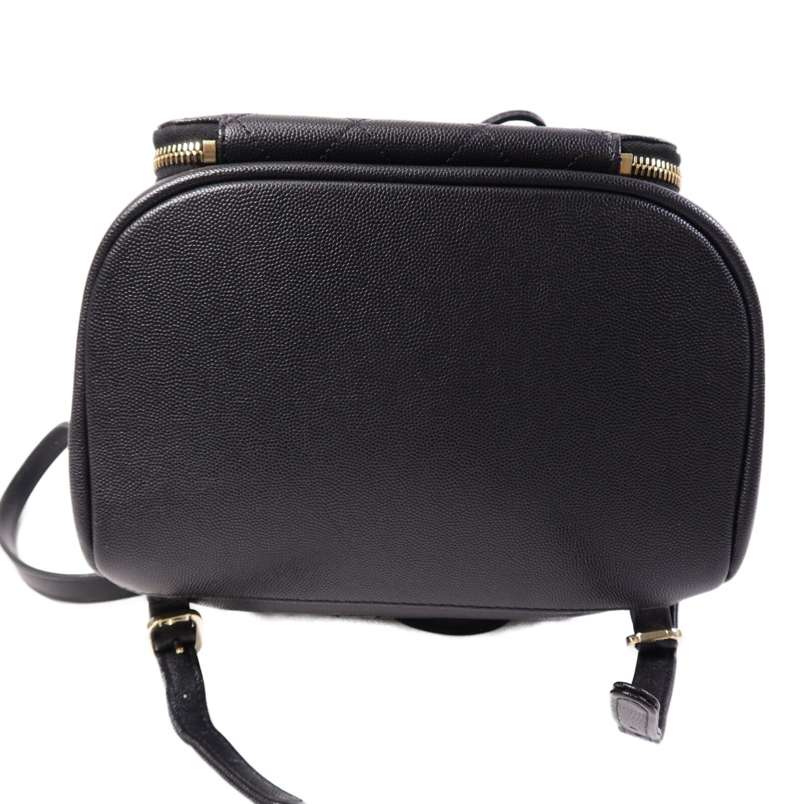 CHANEL 牛皮皮革Affinity Backpack金扣鏈帶背包