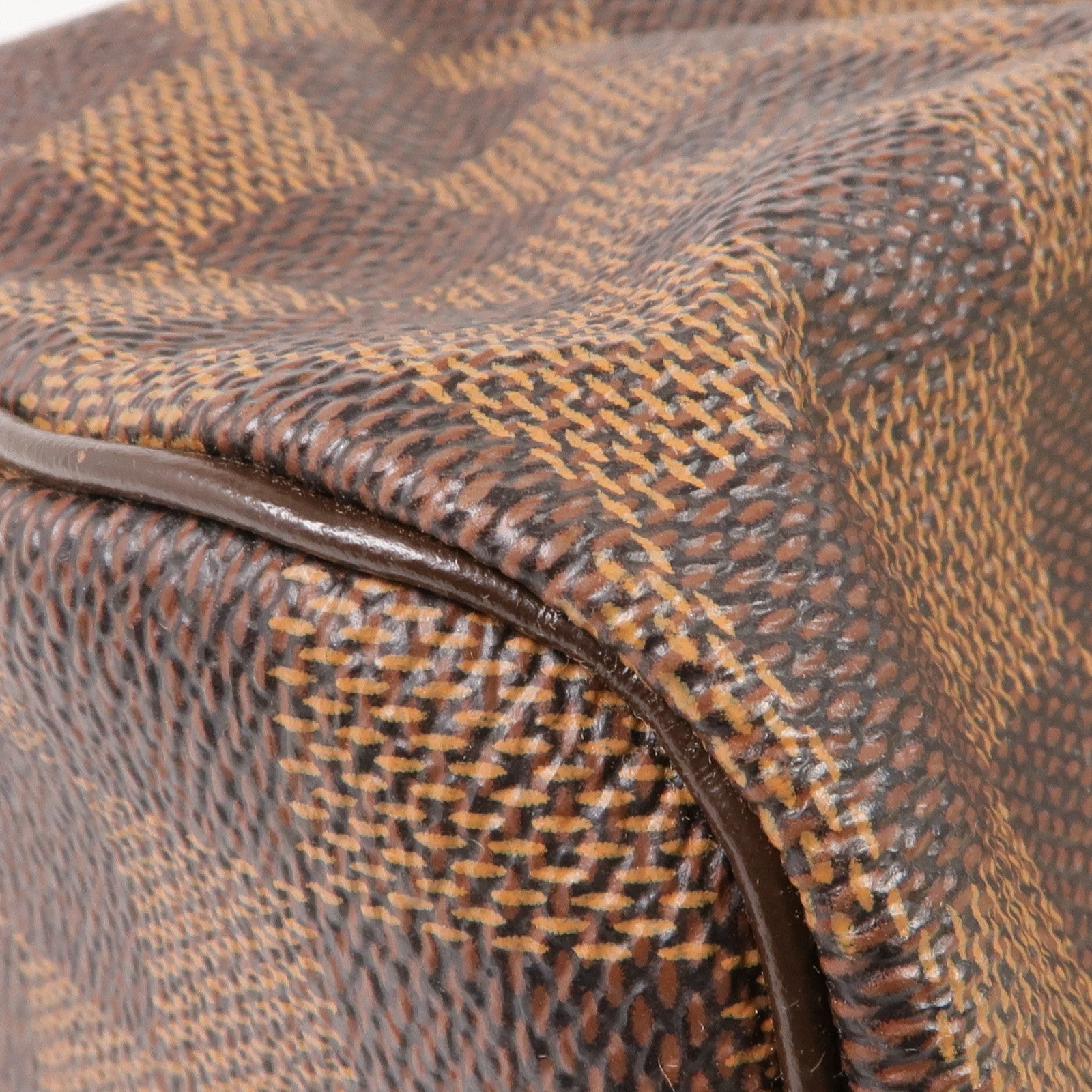 LOUIS VUITTON Damier Speedy Bandouliere 25金扣手挽肩背兩用袋棕色