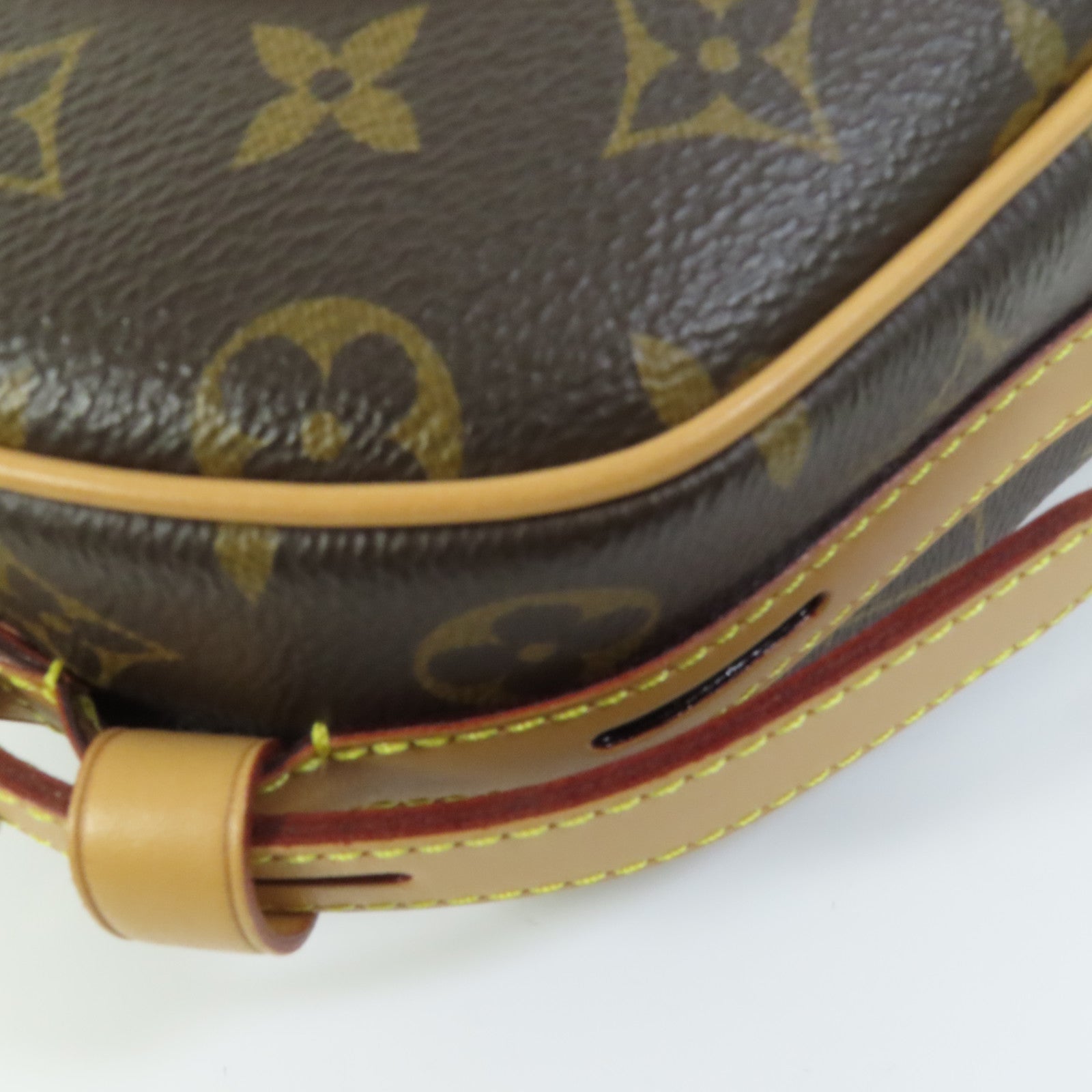 LOUIS VUITTON Monogram Boite Chapeau Souple金扣肩背袋棕色
