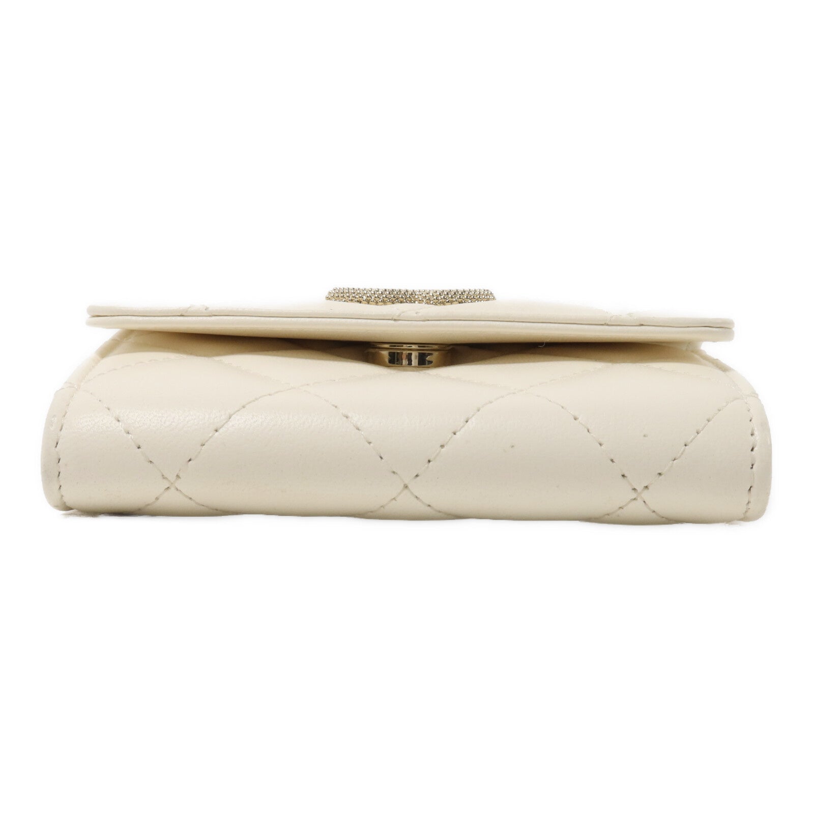 CHANEL 牛皮皮革Flap Card Holder Chain鏈帶肩背袋