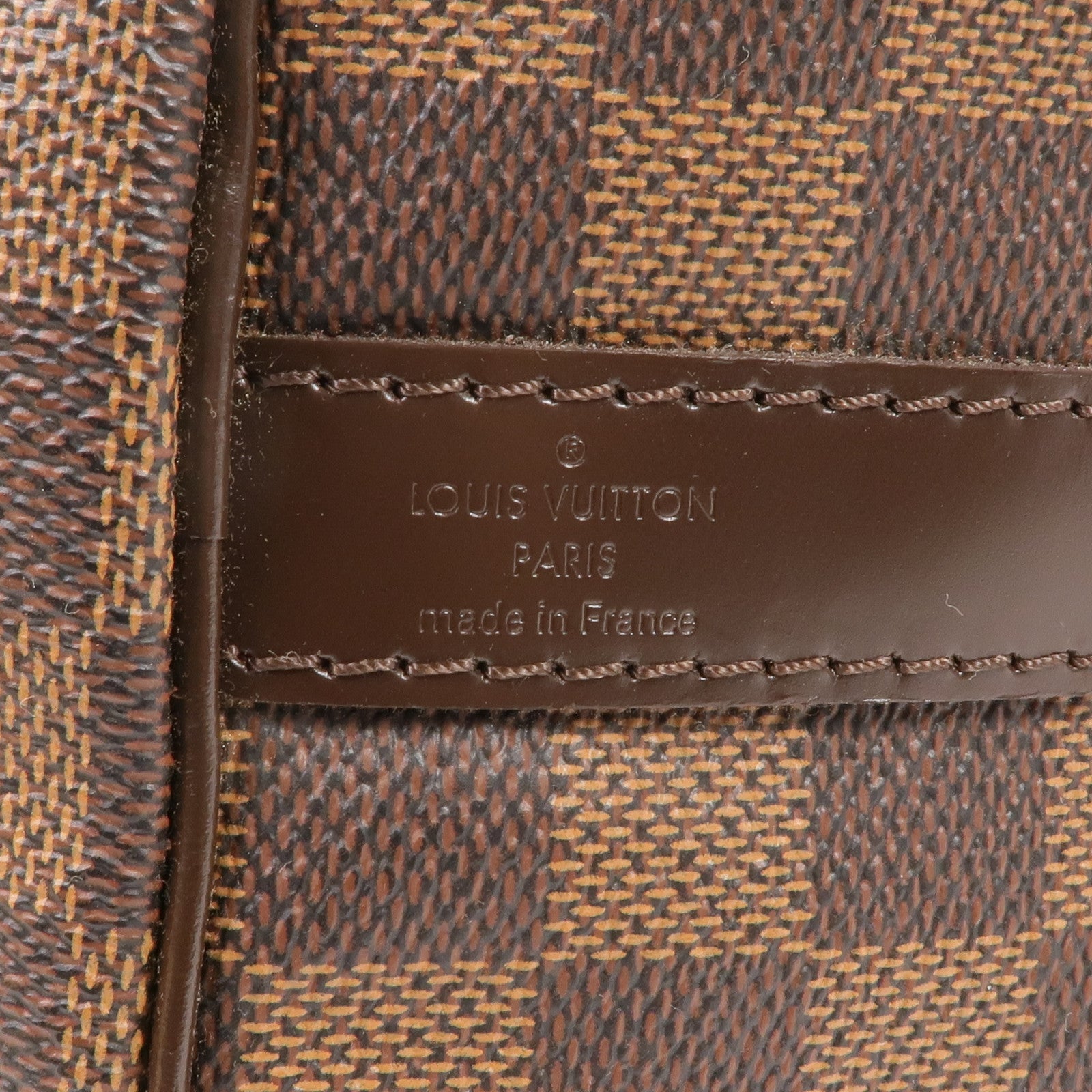 LOUIS VUITTON Damier Speedy Bandouliere 25金扣手挽肩背兩用袋棕色