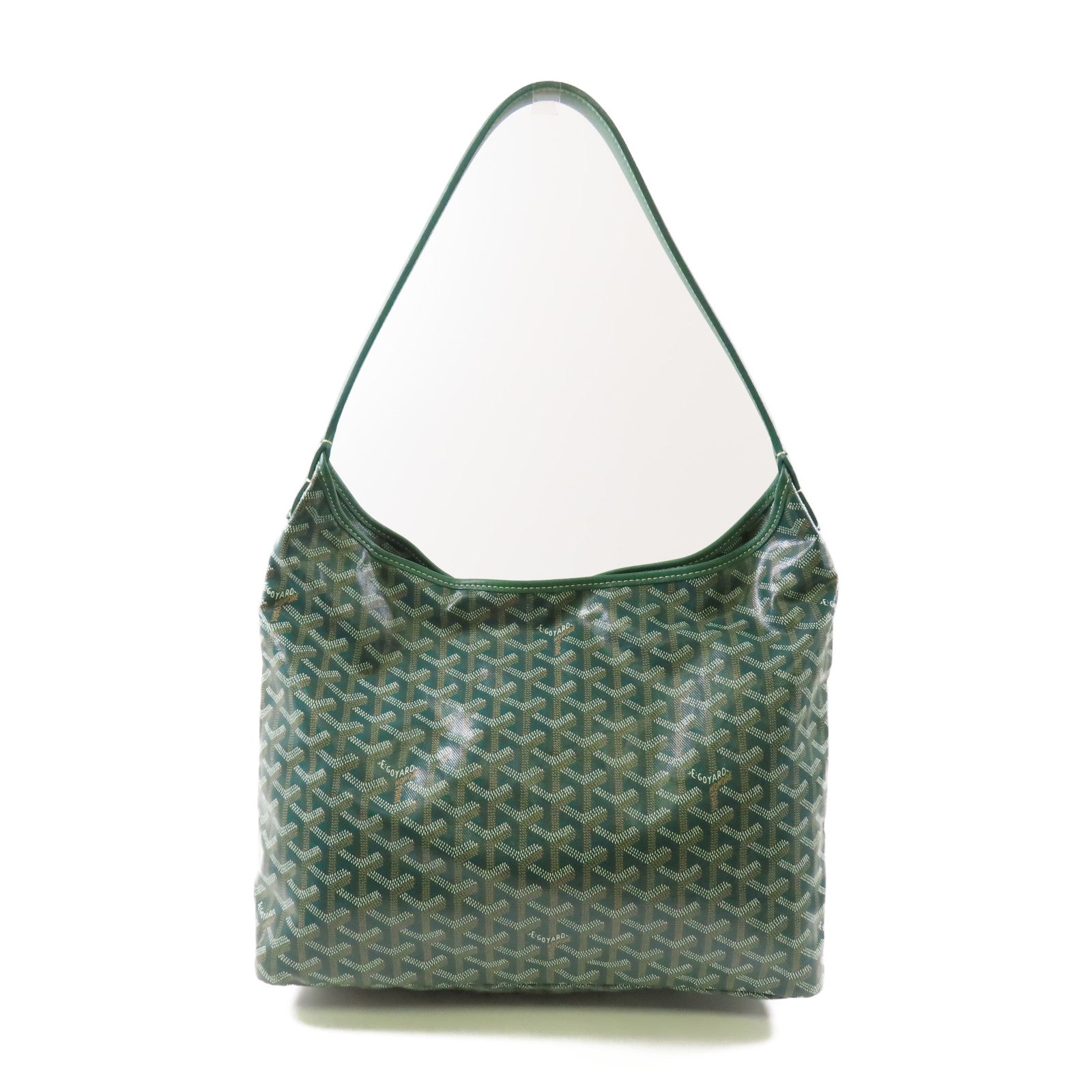 GOYARD 塗層帆布Hobo銀扣肩背袋