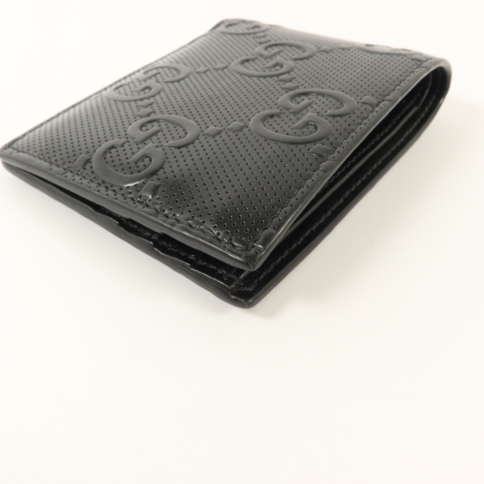 GUCCI 牛皮皮革GG Embossed Wallet錢包