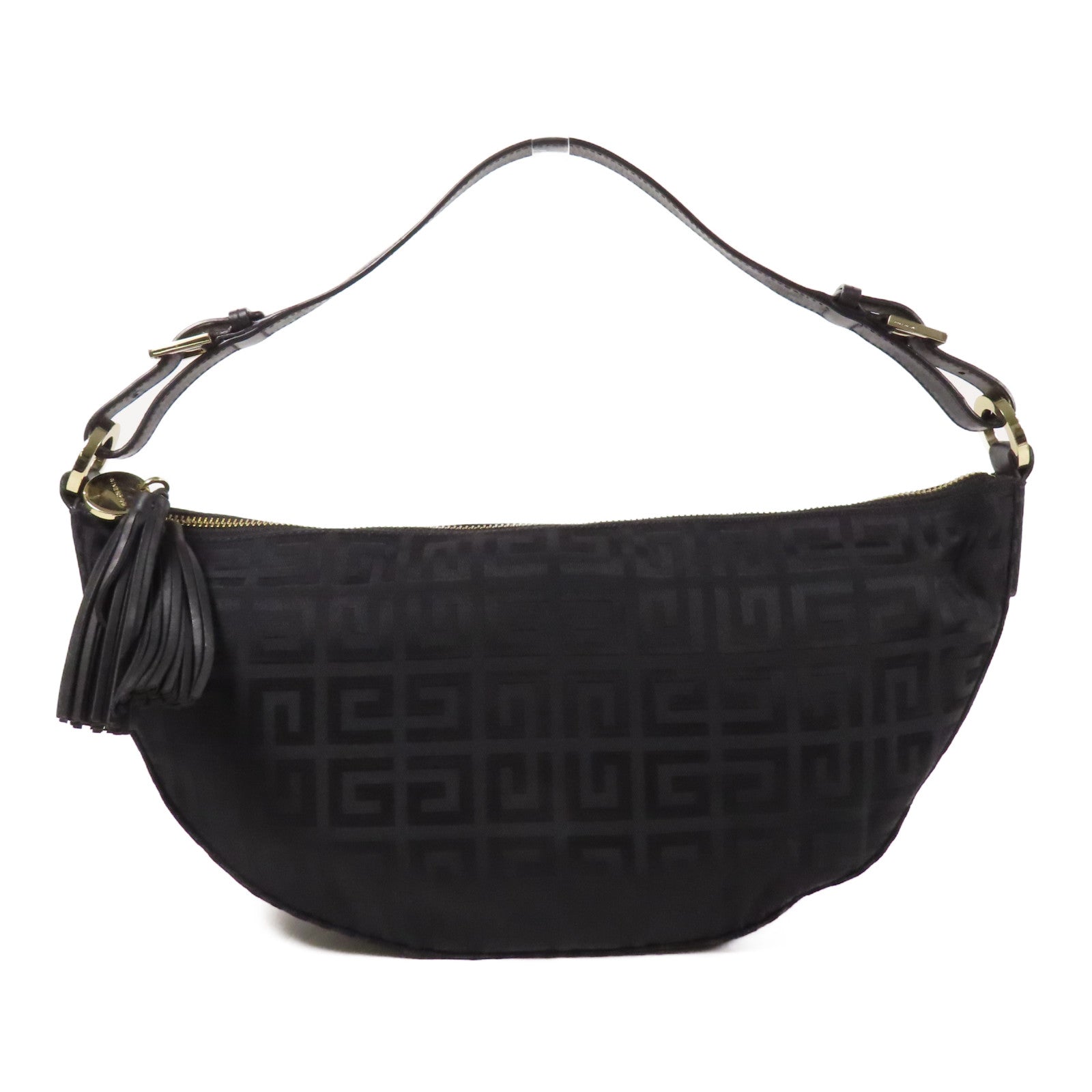 GIVENCHY 帆布Shoulder Bag金扣肩背袋