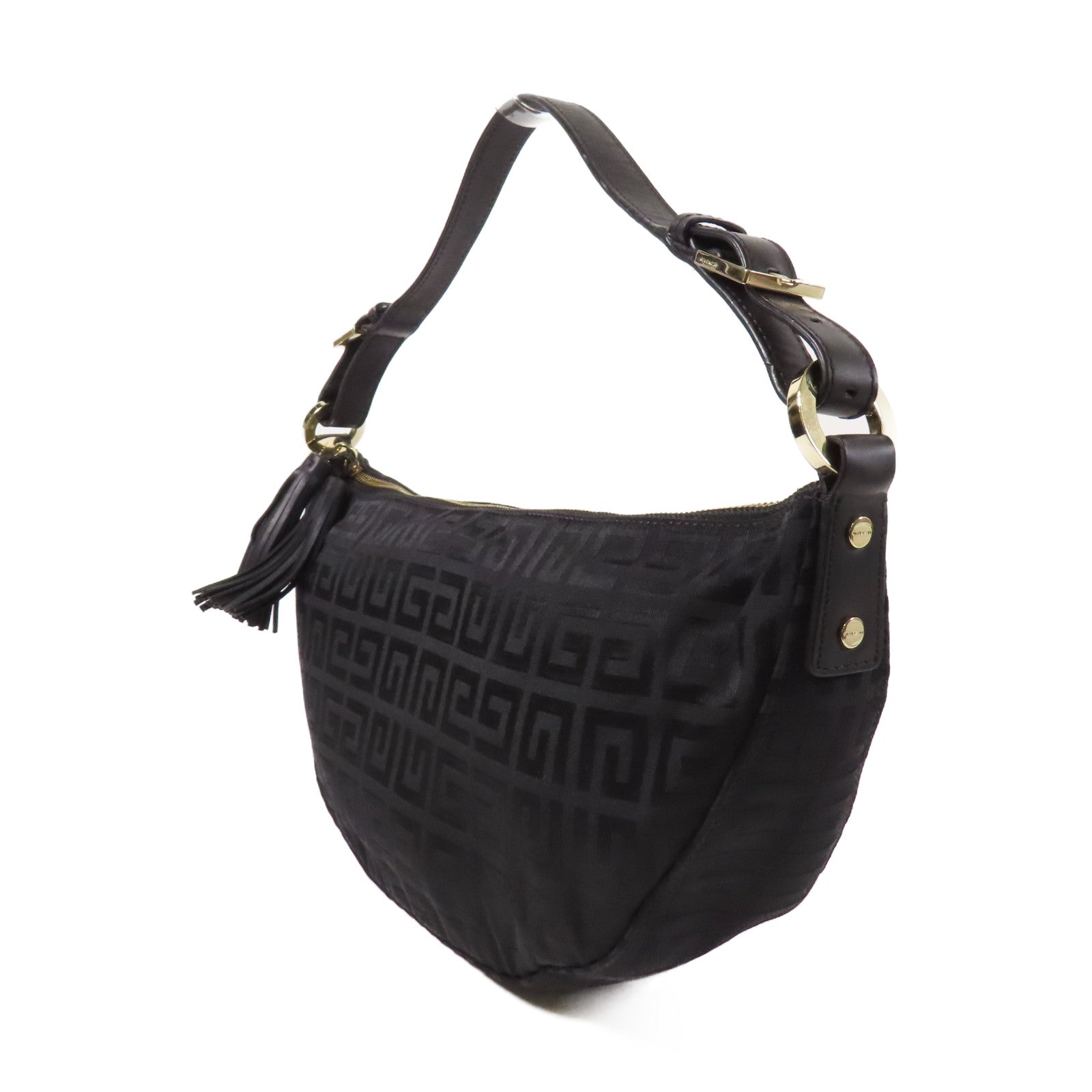 GIVENCHY 帆布Shoulder Bag金扣肩背袋