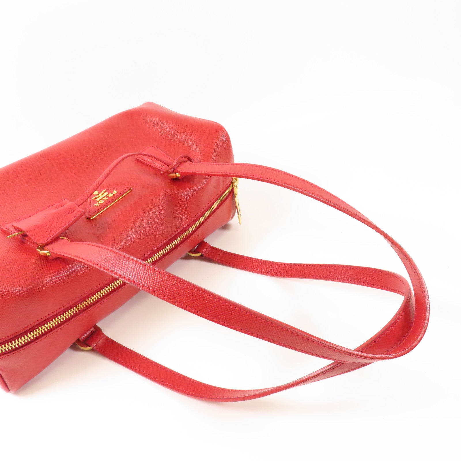 PRADA 牛皮皮革Shoulder Bag金扣肩背袋