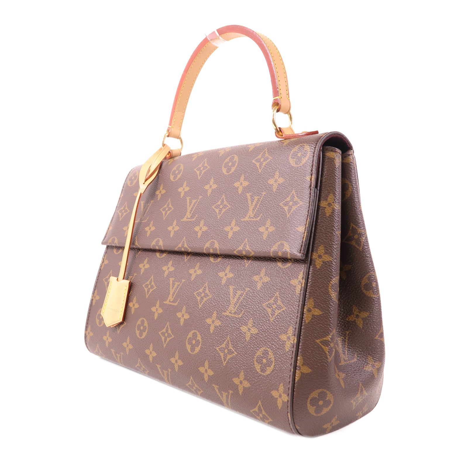 LOUIS VUITTON Monogram Cluny MM金扣手挽肩背兩用袋