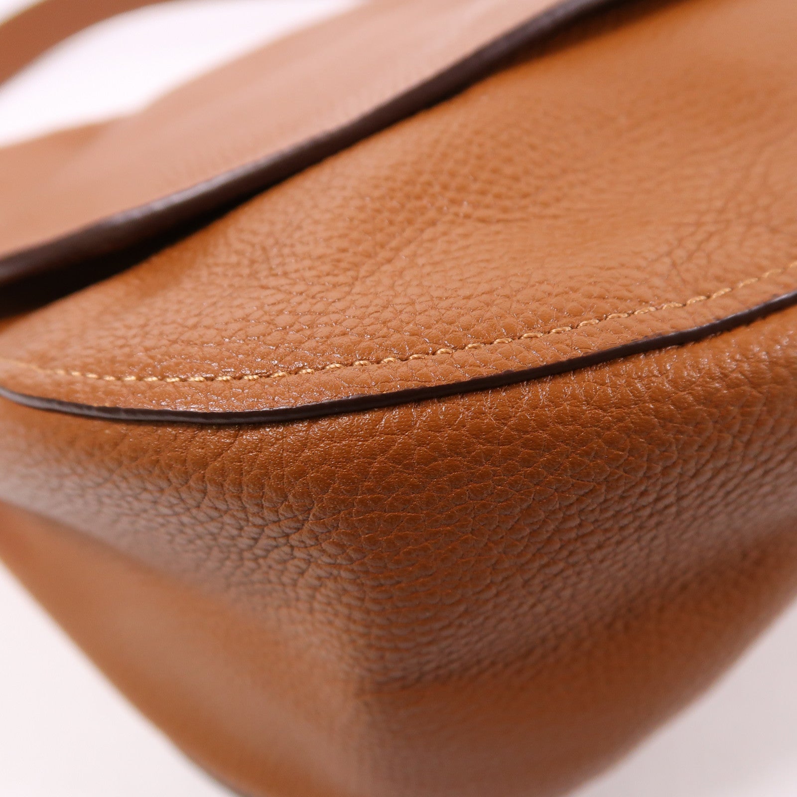 COACH 牛皮皮革2 Way Shoulder銀扣手挽肩背兩用袋