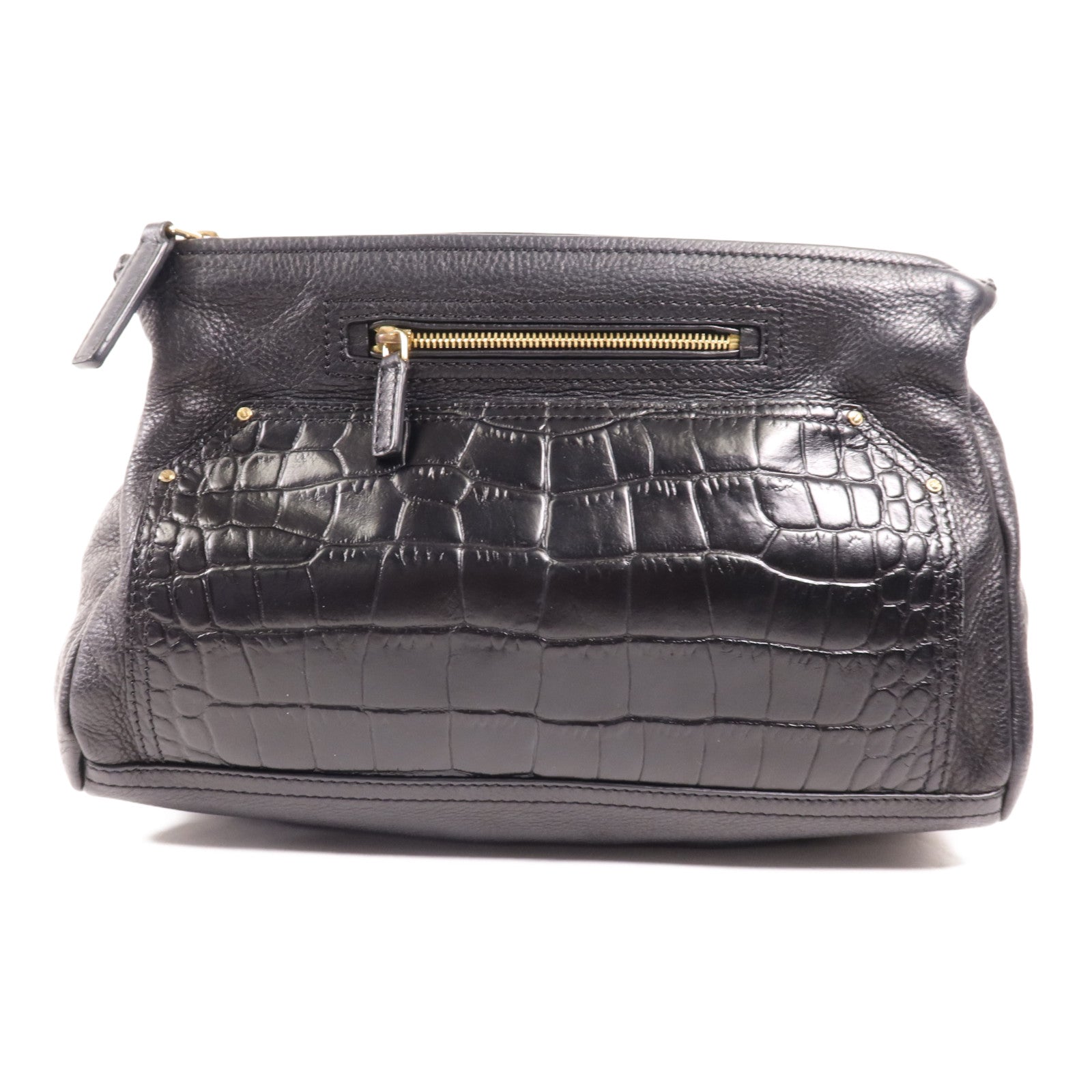 GIVENCHY 牛皮皮革Pandora Small金扣手挽肩背兩用袋