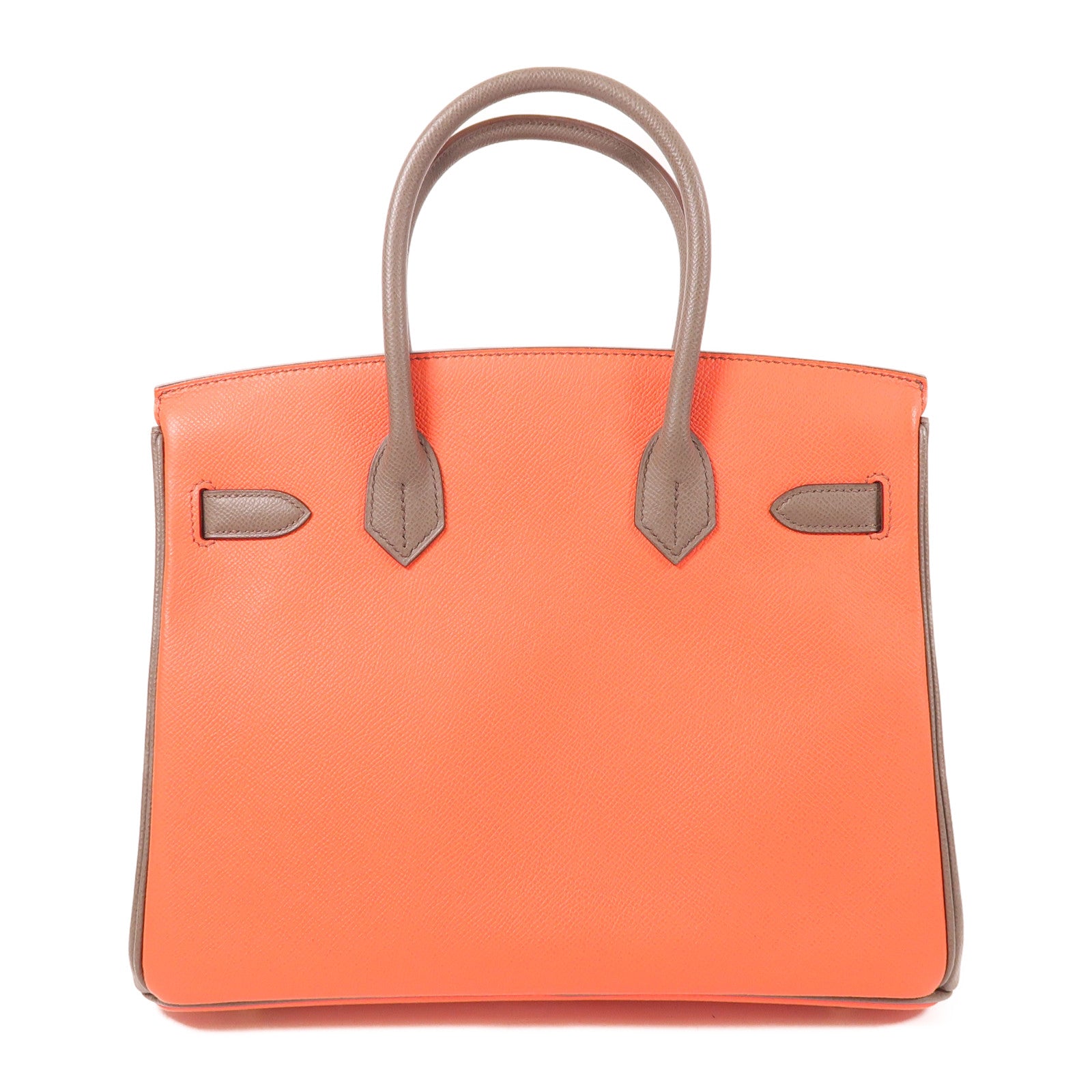 HERMES Epsom皮革Birkin 30金扣手挽袋