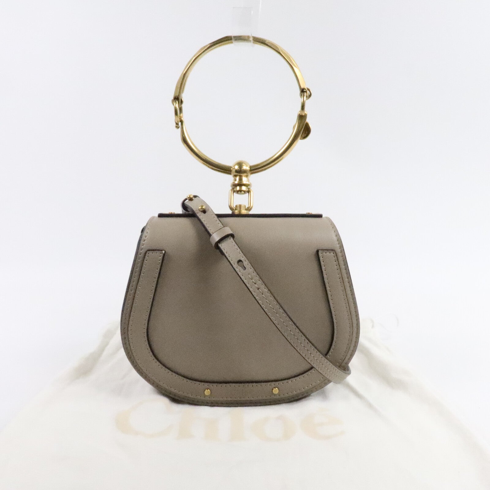 Chloe 牛皮皮革Nile手挽肩背兩用袋