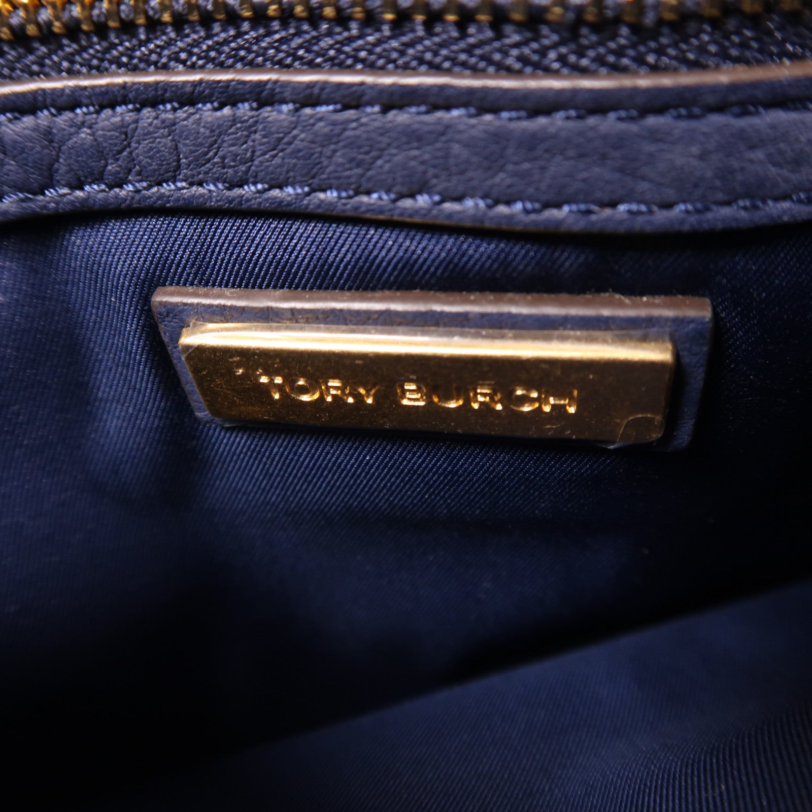 Tory Burch 牛皮皮革2 Way Bag金扣鏈帶手挽肩背兩用袋