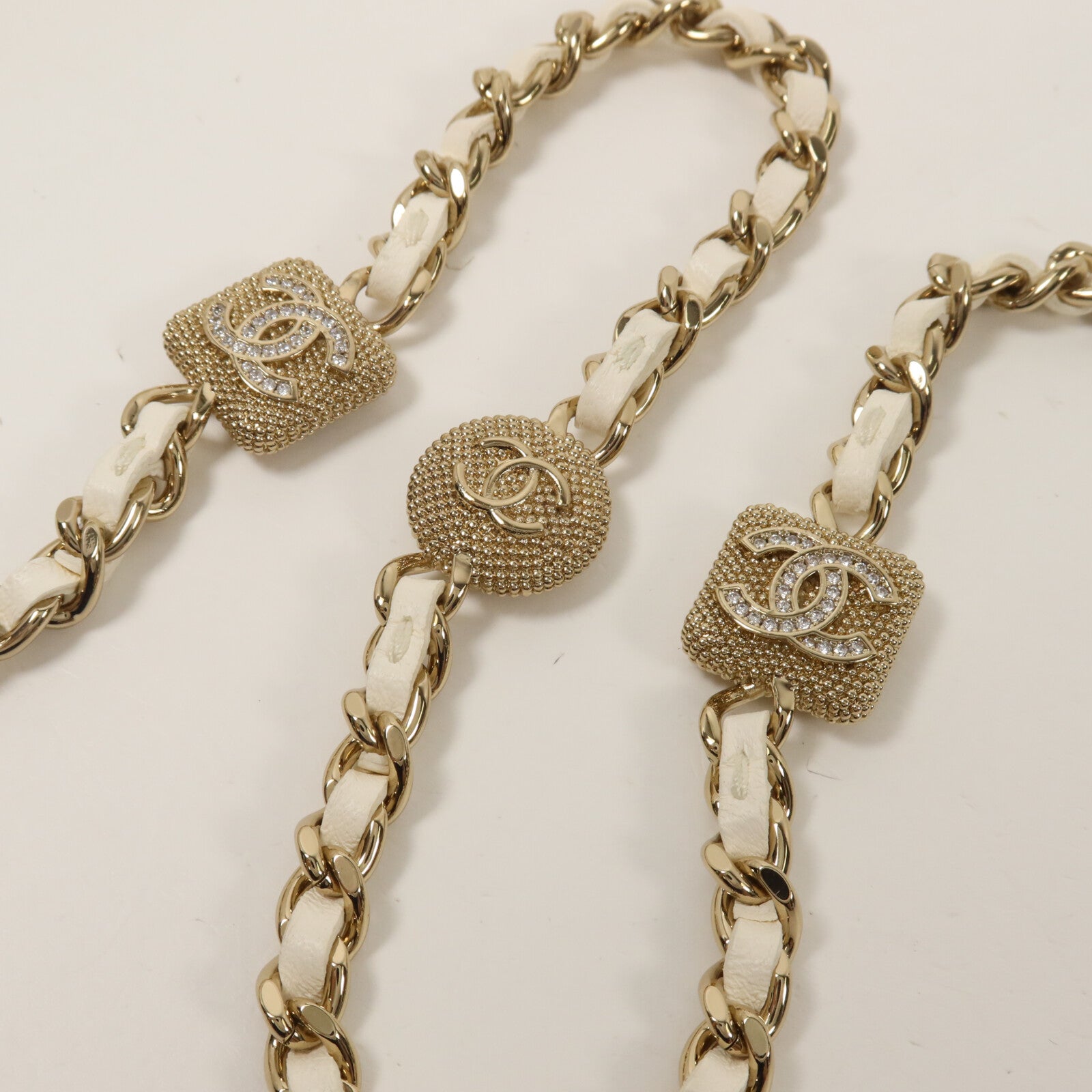 CHANEL 牛皮皮革Flap Card Holder Chain鏈帶肩背袋
