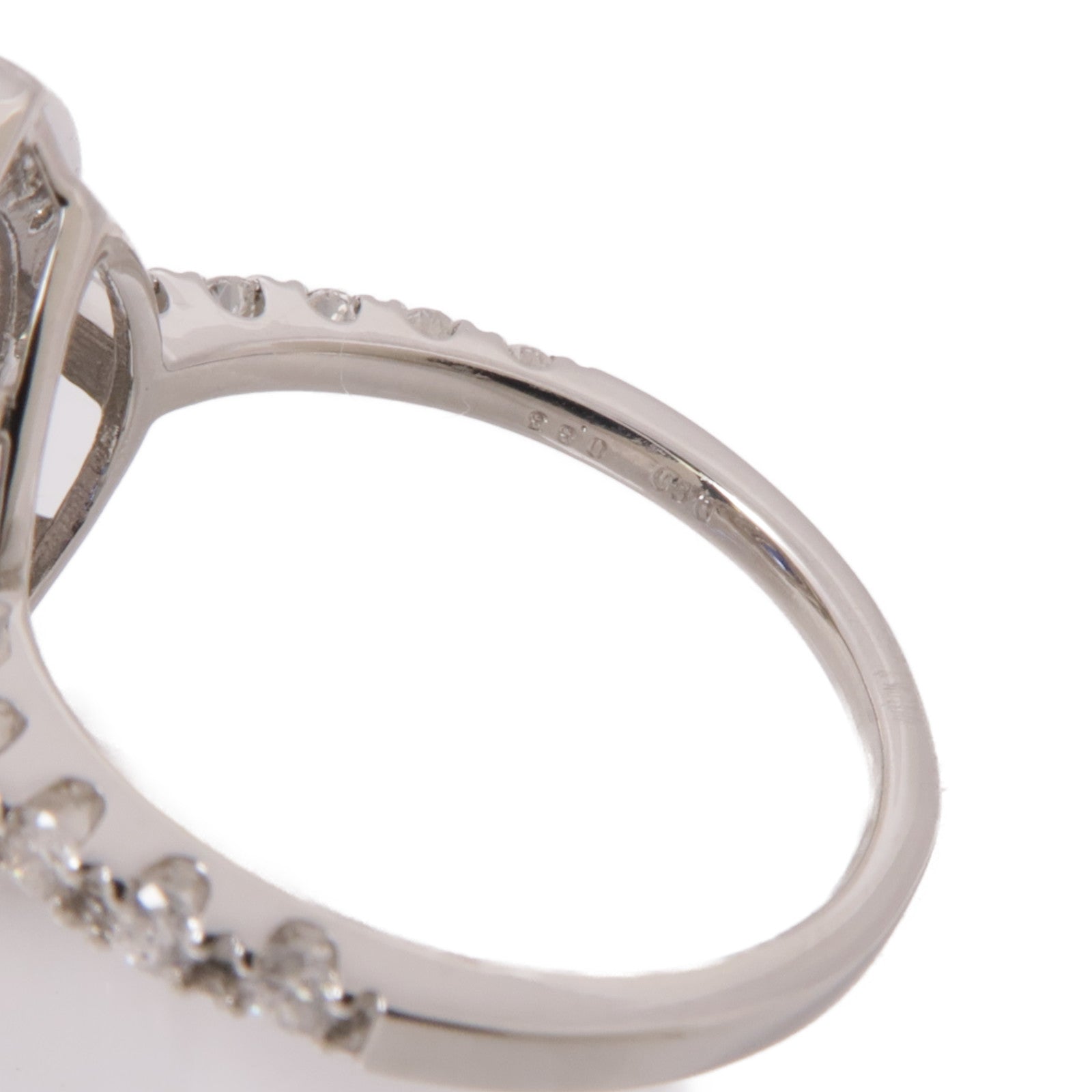 JEWELRY 【激減優惠】PT950鉑金Sapphire/Diamond Ring藍寶石/鑽石戒指US#6