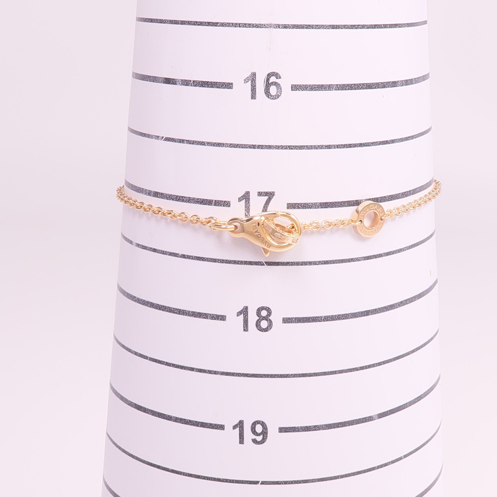 BVLGARI 18K玫瑰金/陶瓷B.zero 1 Bracelet手鏈