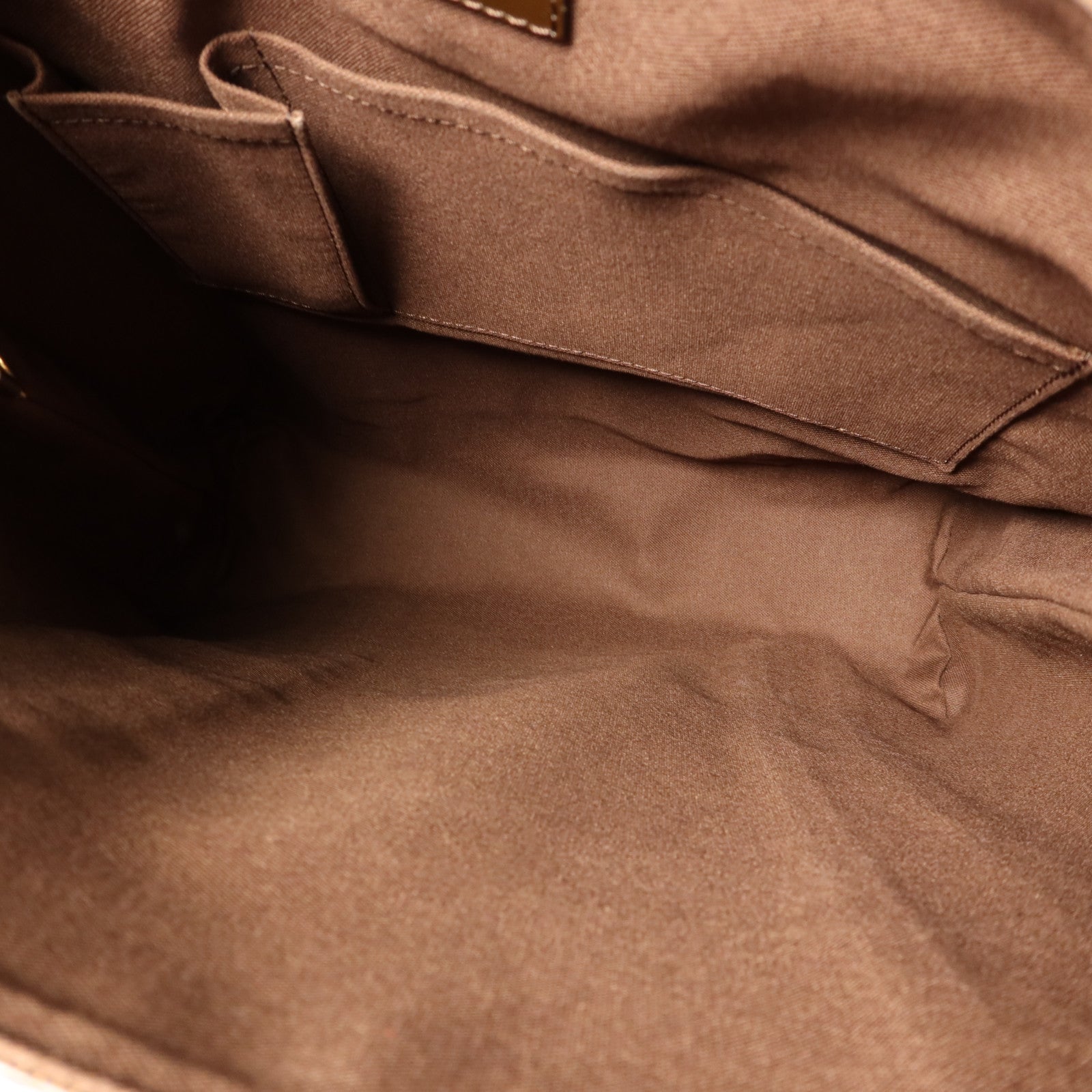 LOUIS VUITTON Damier Beaubourg金扣肩背袋/手挽袋棕色