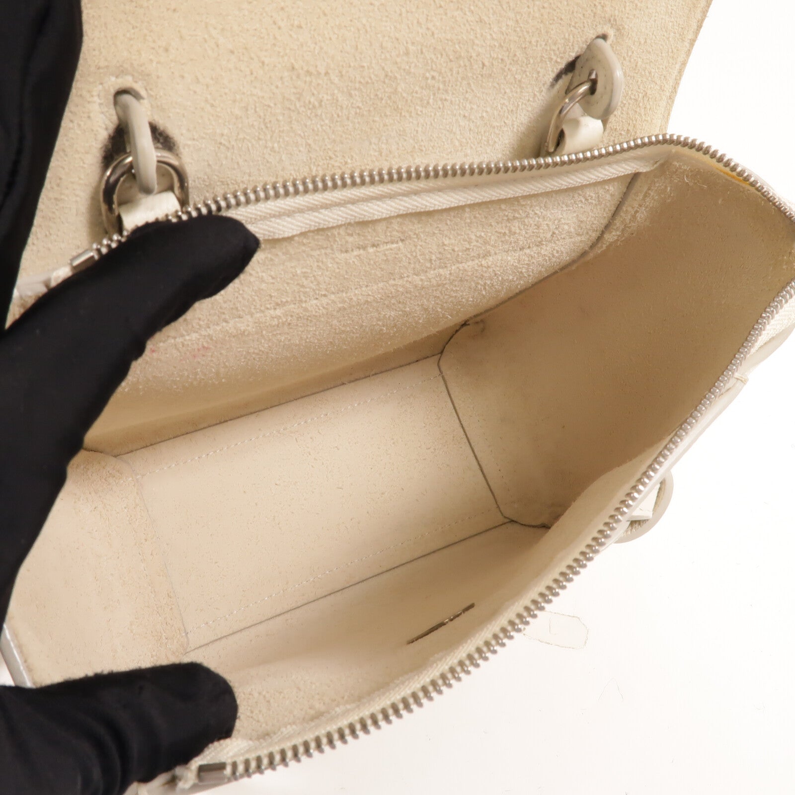 CELINE 牛皮皮革Nano Luggage手挽肩背兩用袋